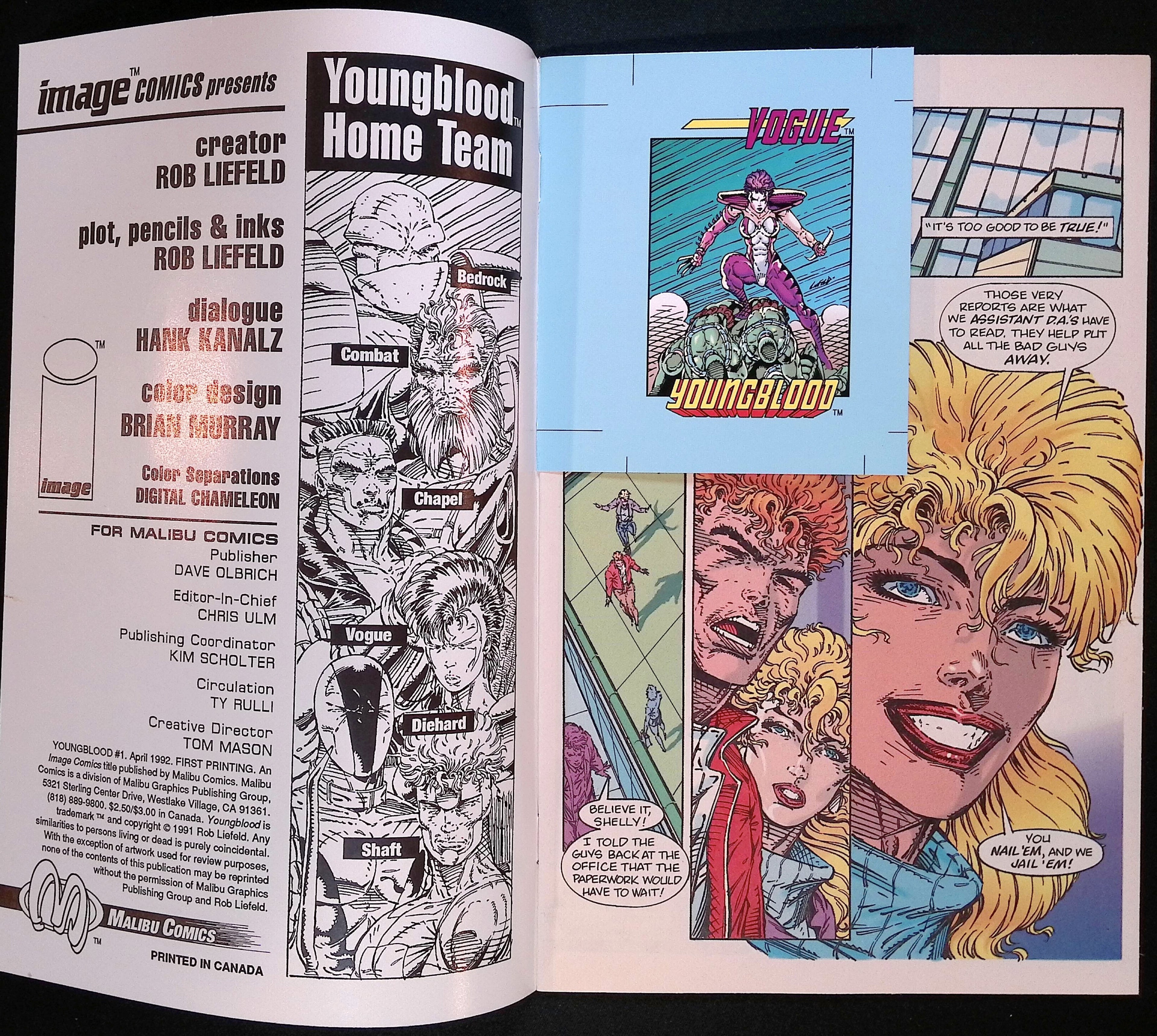 Youngblood # 1 Cover A First Printing 1992 NM-