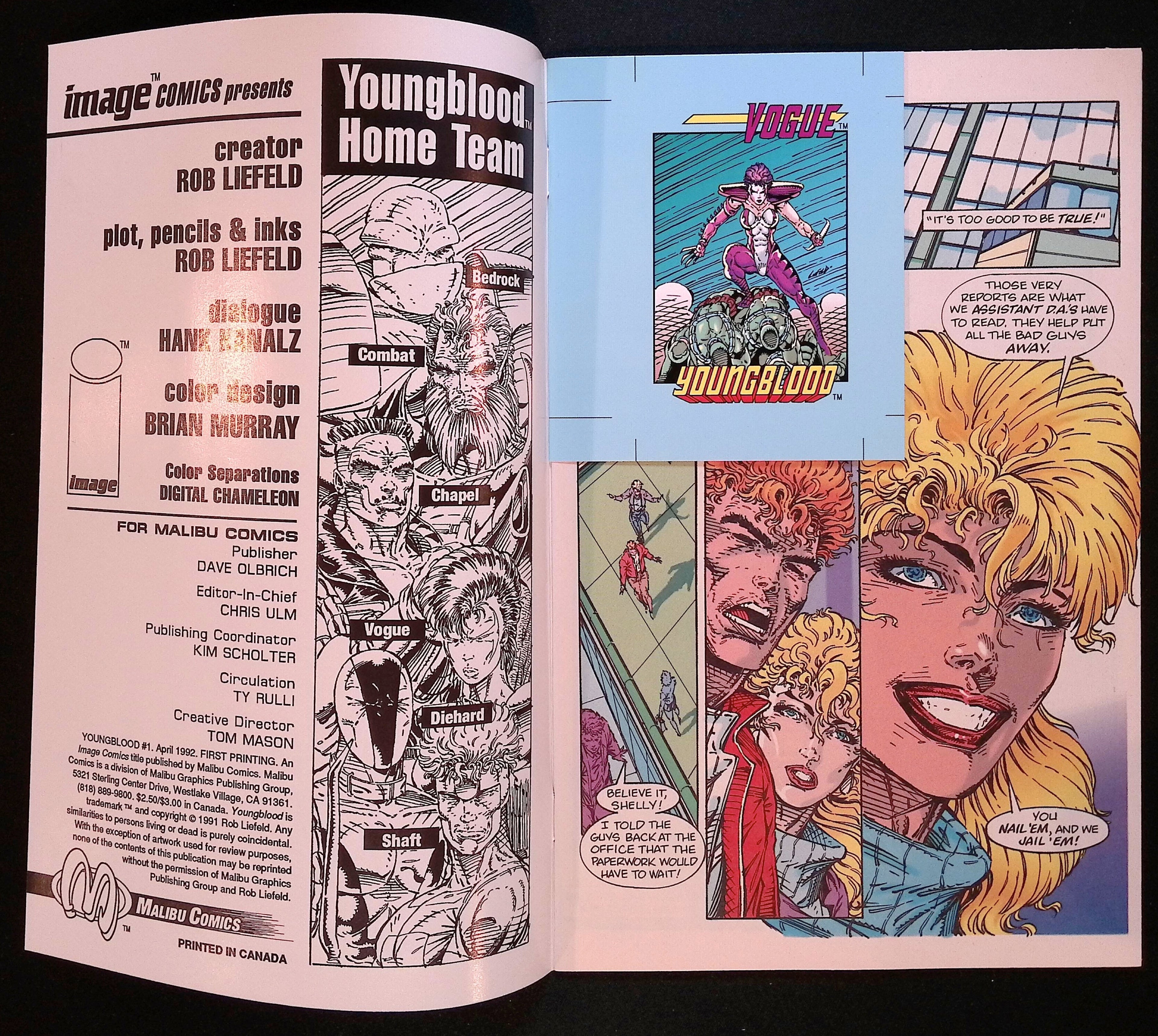 Youngblood # 1 Cover A First Printing 1992 NM-