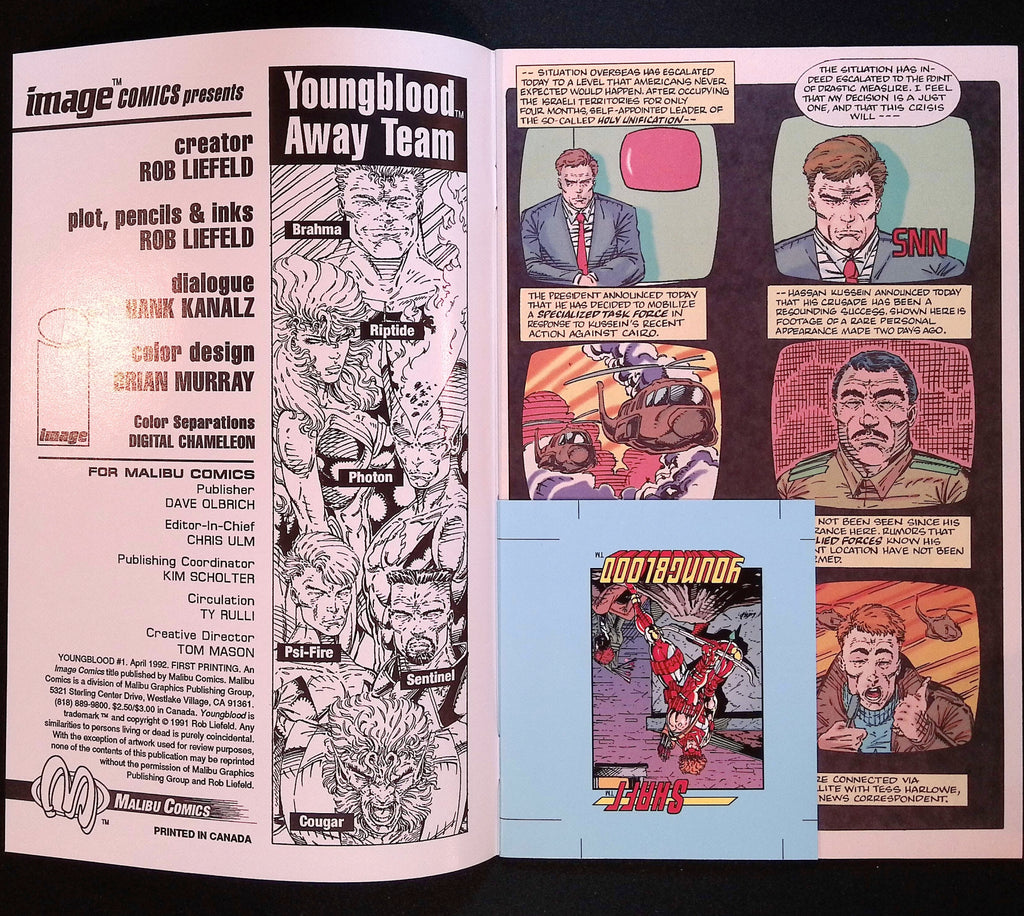 Youngblood # 1 Cover A First Printing 1992 NM-