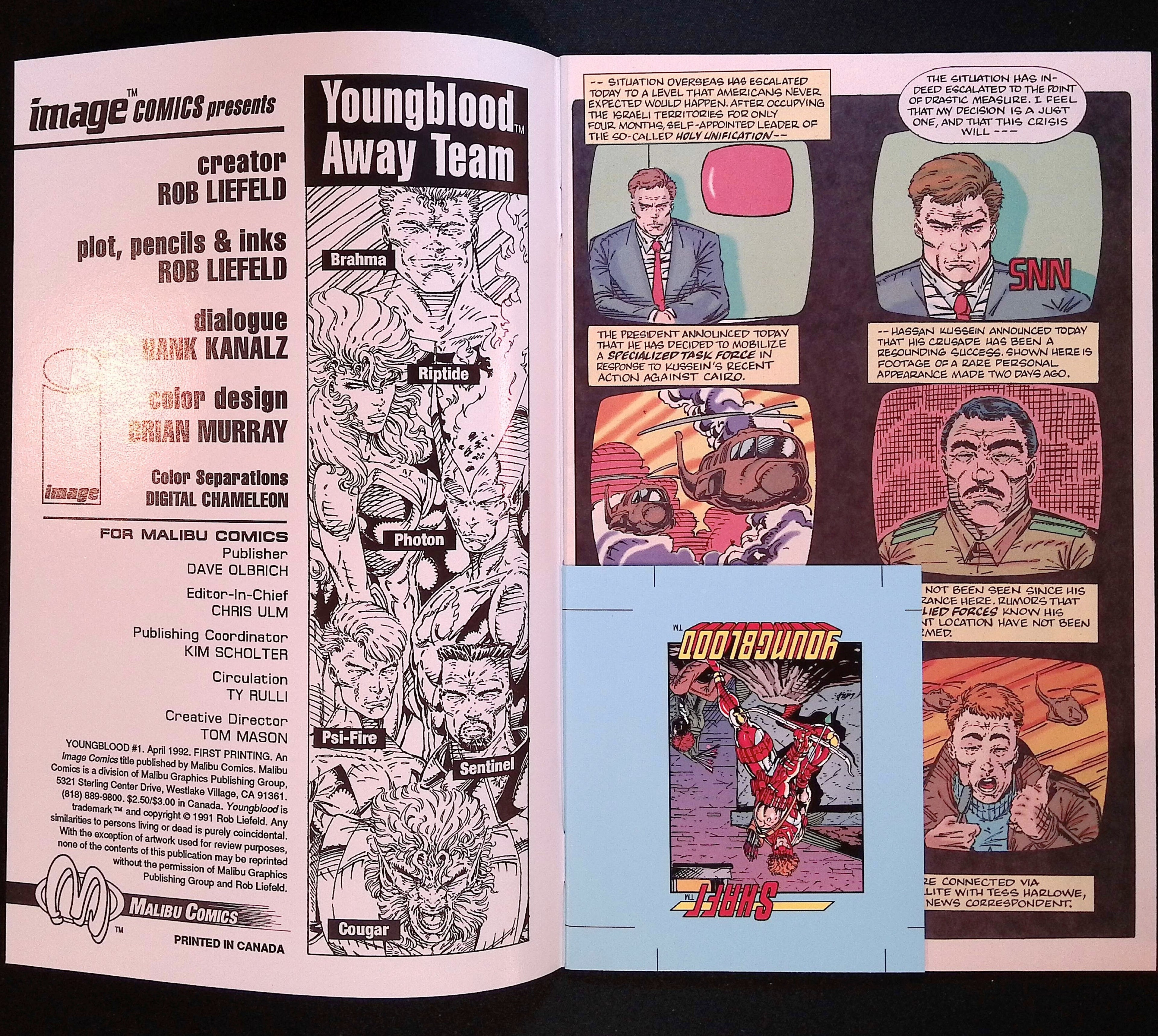 Youngblood # 1 Cover A First Printing 1992 NM-