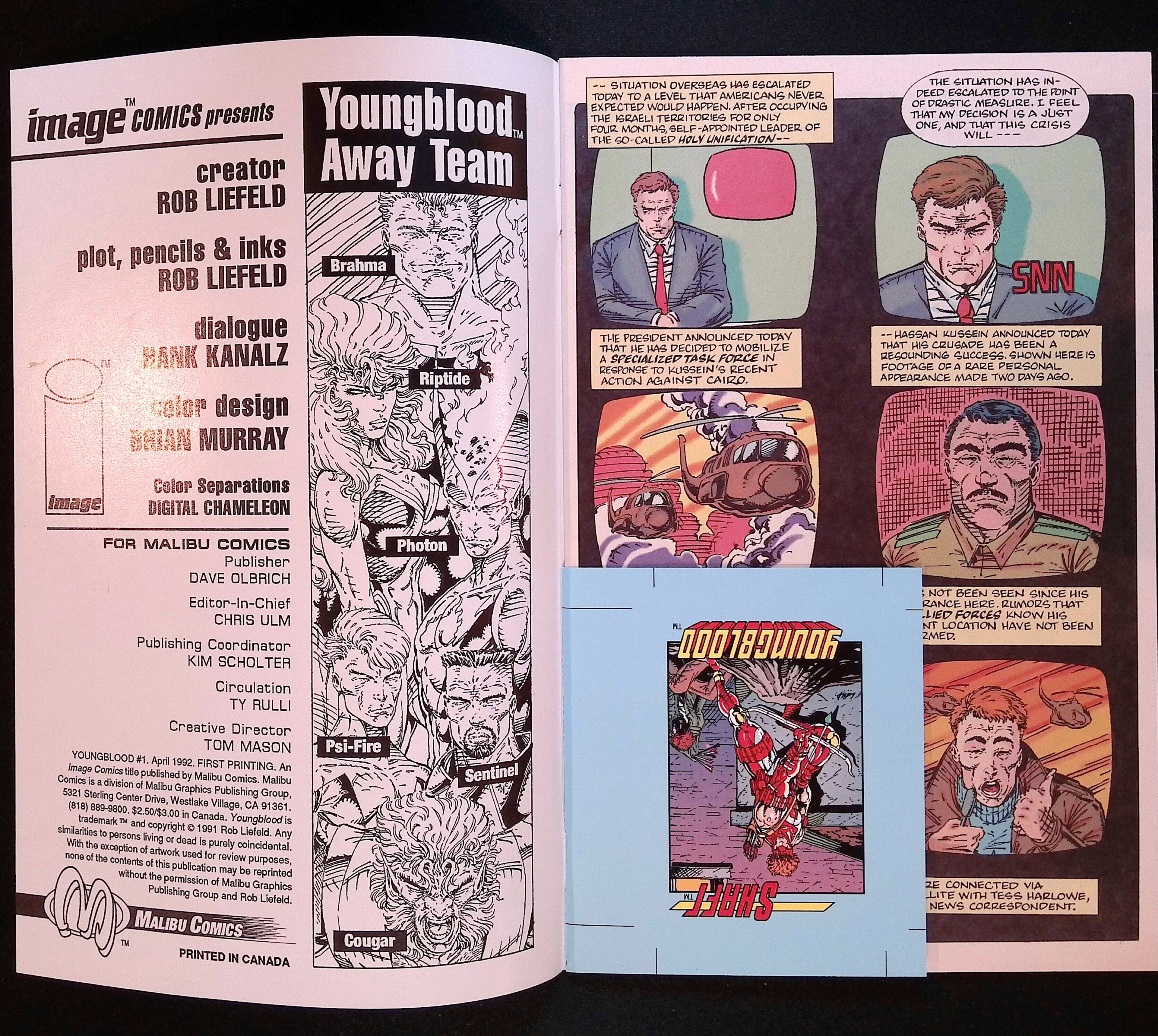 Youngblood # 1 Cover A First Printing 1992 NM-