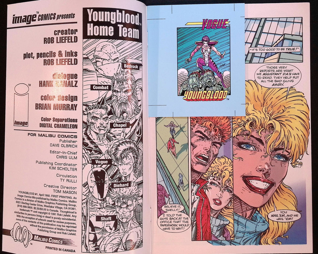 Youngblood # 1 Cover A First Printing 1992 NM-
