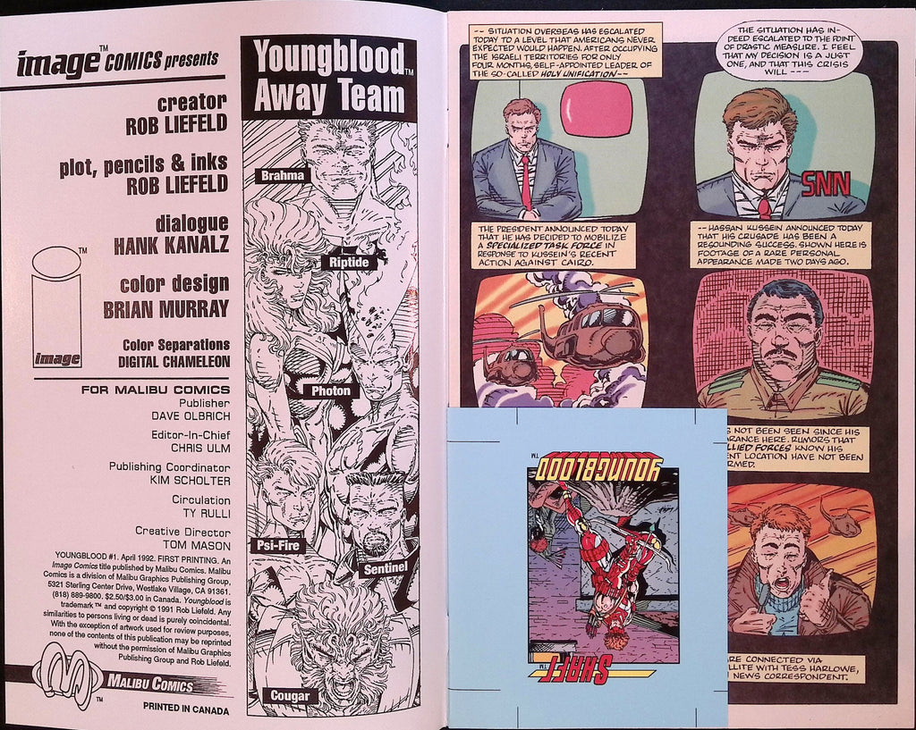 Youngblood # 1 Cover A First Printing 1992 NM-