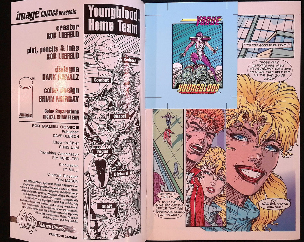 Youngblood # 1 Cover A First Printing 1992 NM-