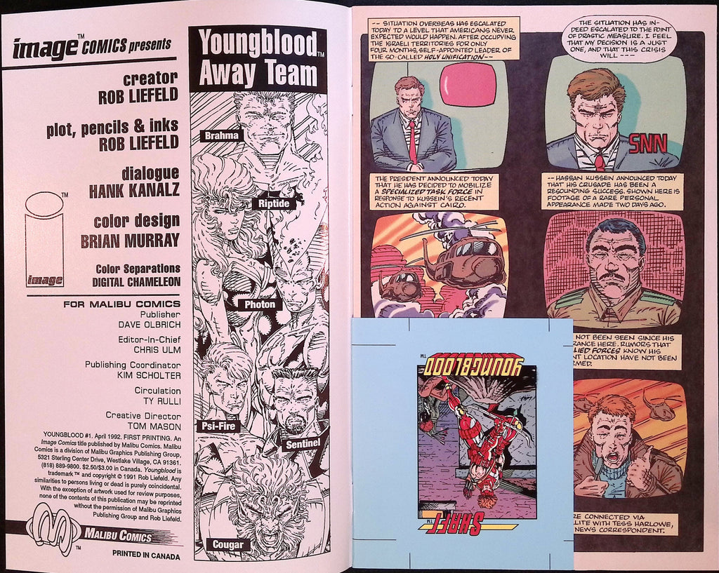 Youngblood # 1 Cover A First Printing 1992 NM-