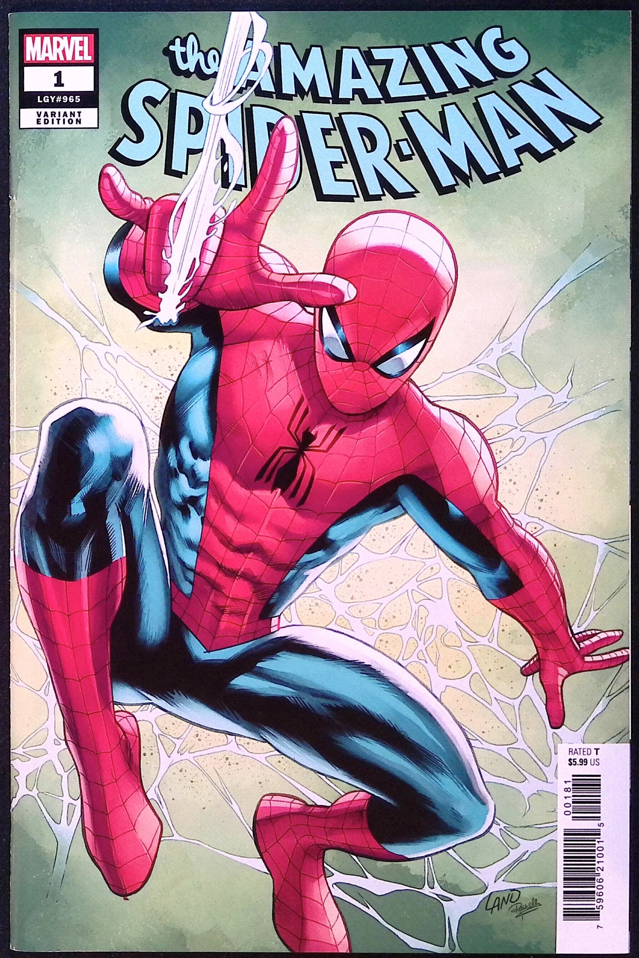The Amazing Spider-Man # 1 Land Variant 2025 NM-