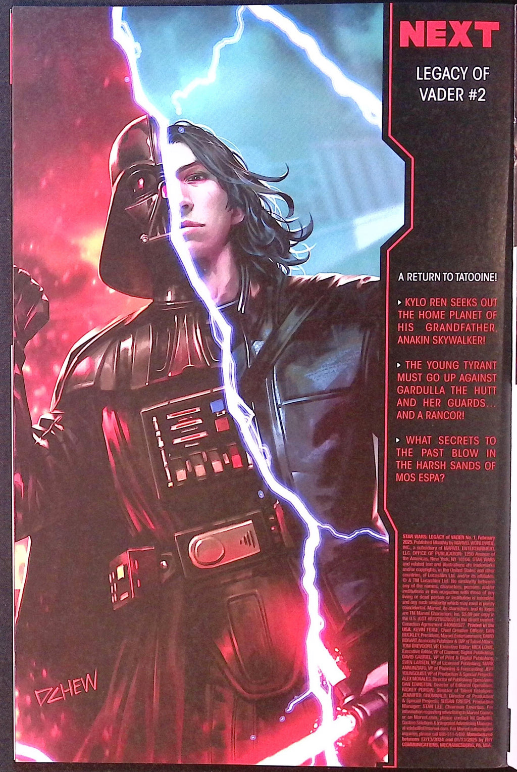 Star Wars: Legacy of Vader # 1 2025 NM-