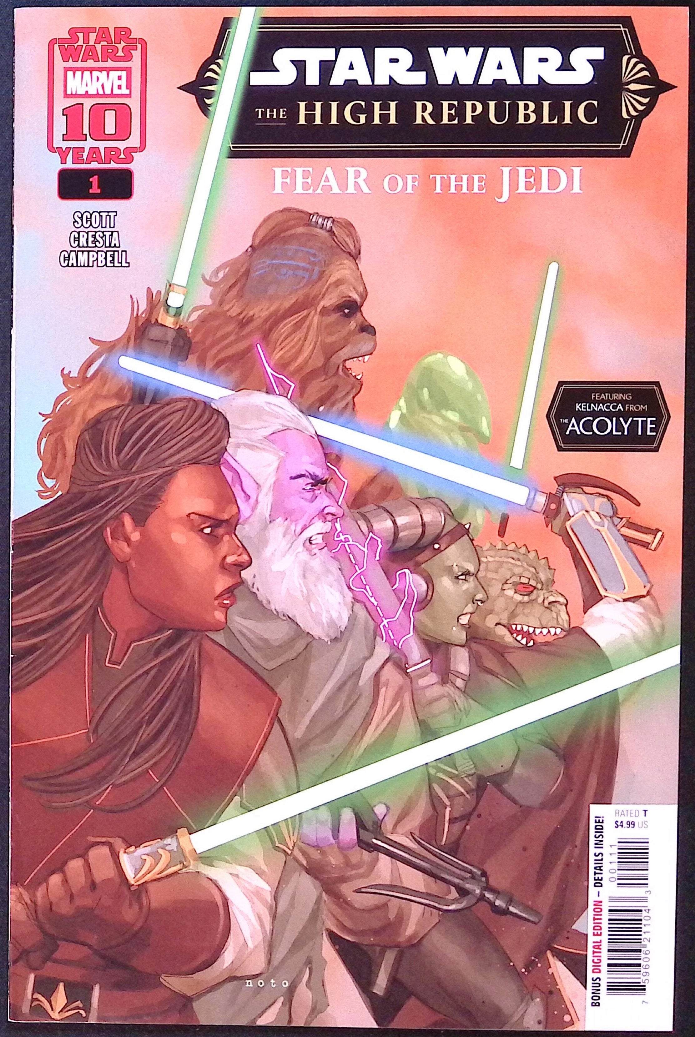 Star Wars: The High Republic Fear of the Jedi # 1 2025 NM