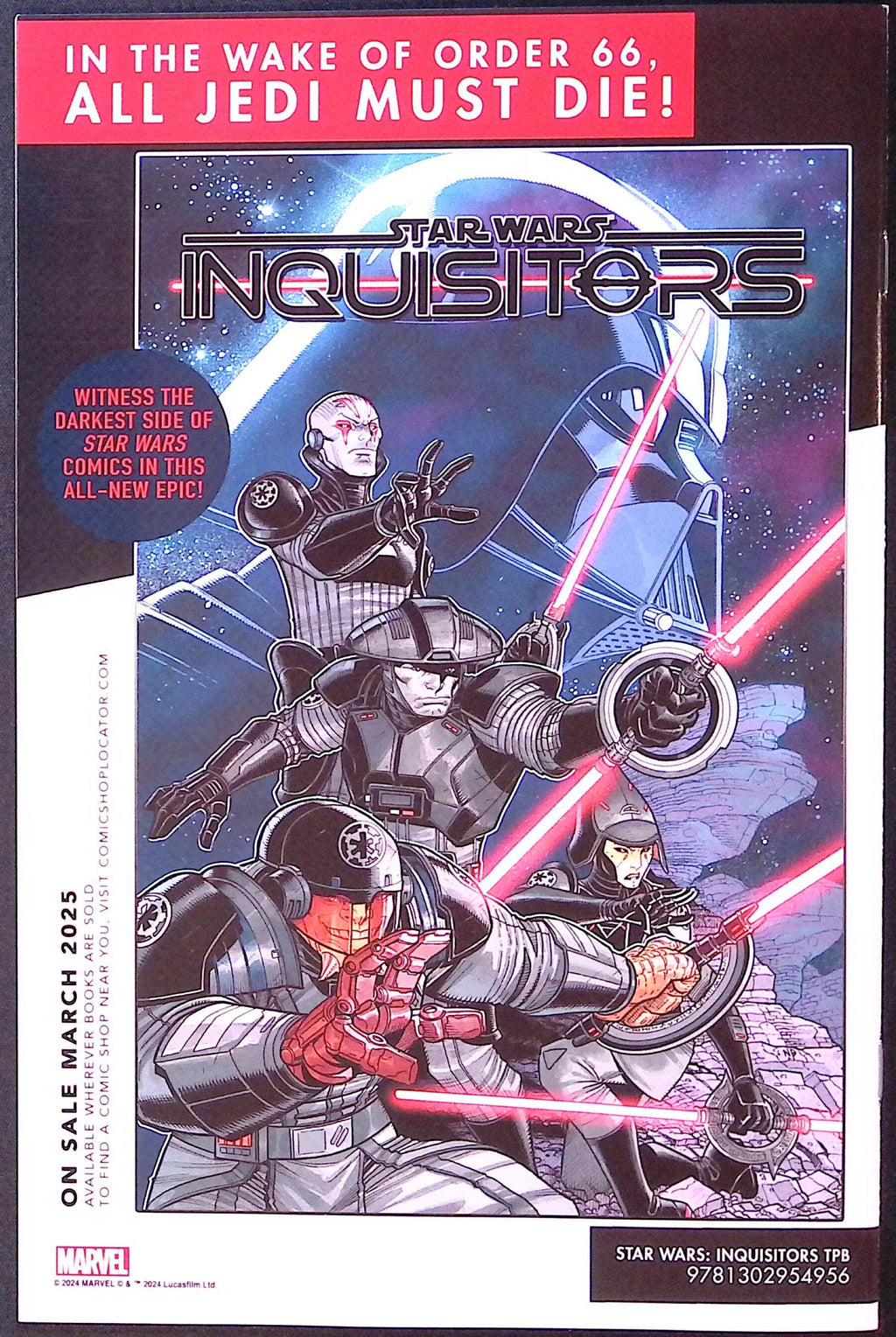 Star Wars: The High Republic Fear of the Jedi # 1 2025 NM