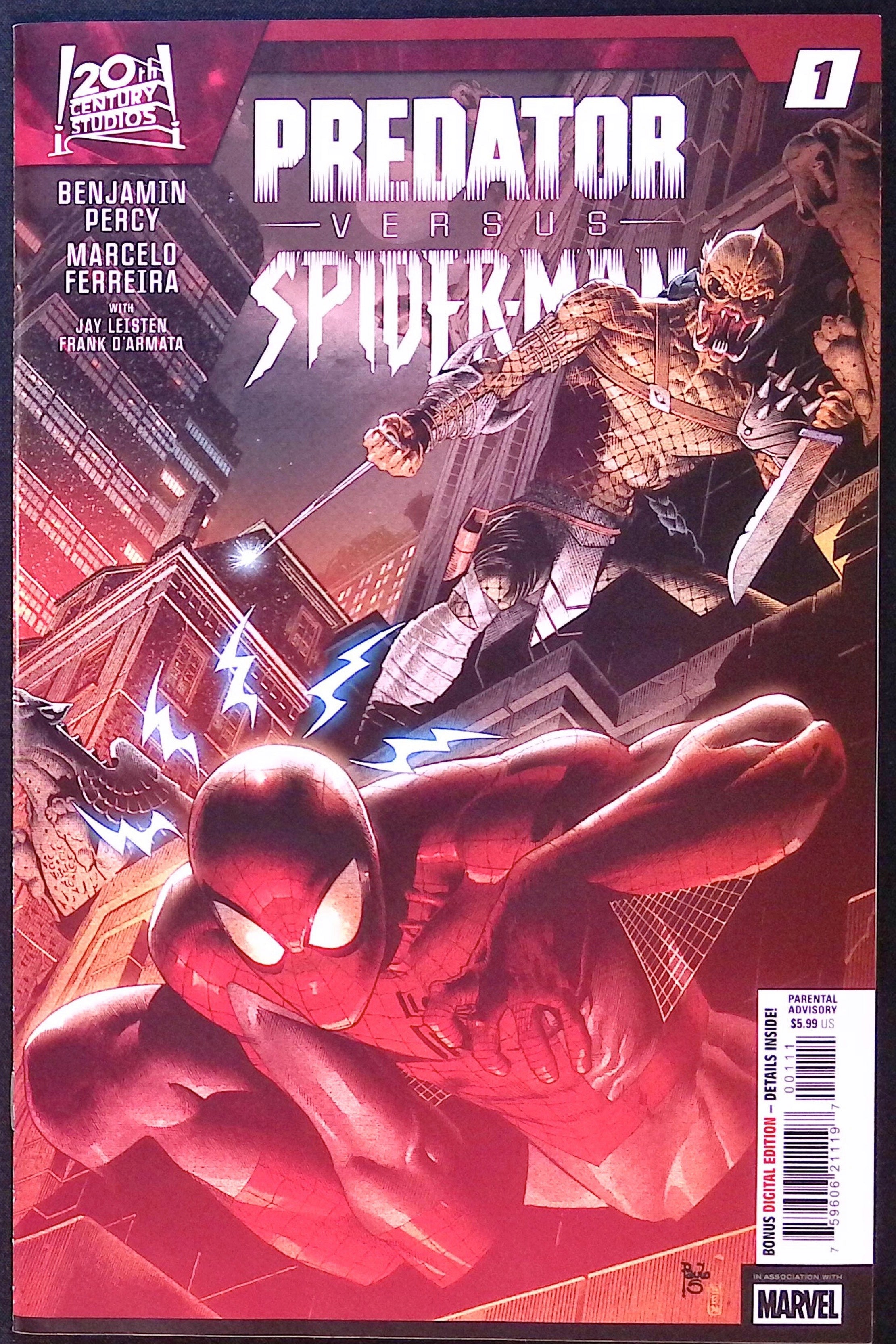 Predator vs. Spider-Man # 1 Cover A First Printing 2025 NM