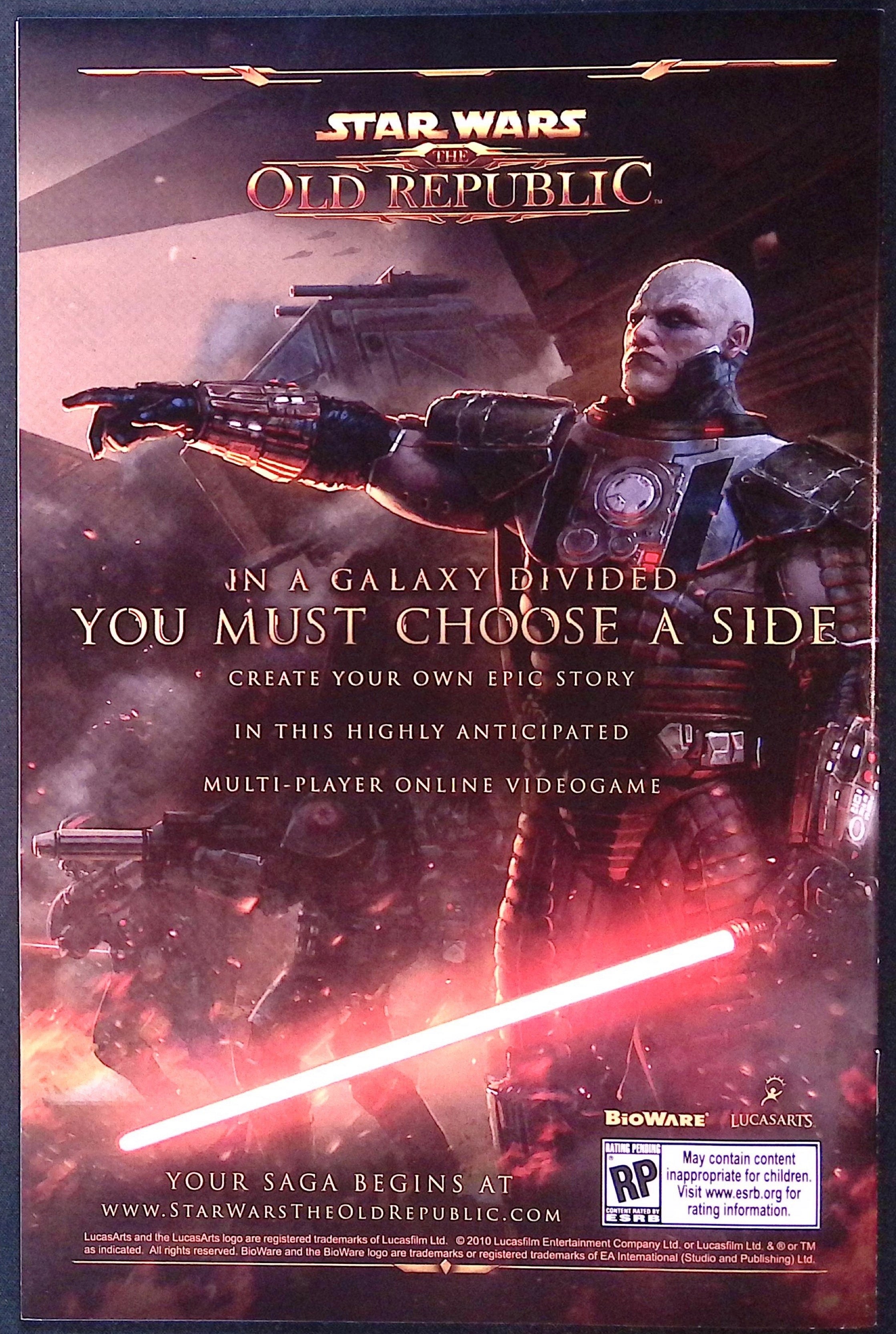 Star Wars: Jedi — The Dark Side # 1 2011 NM-
