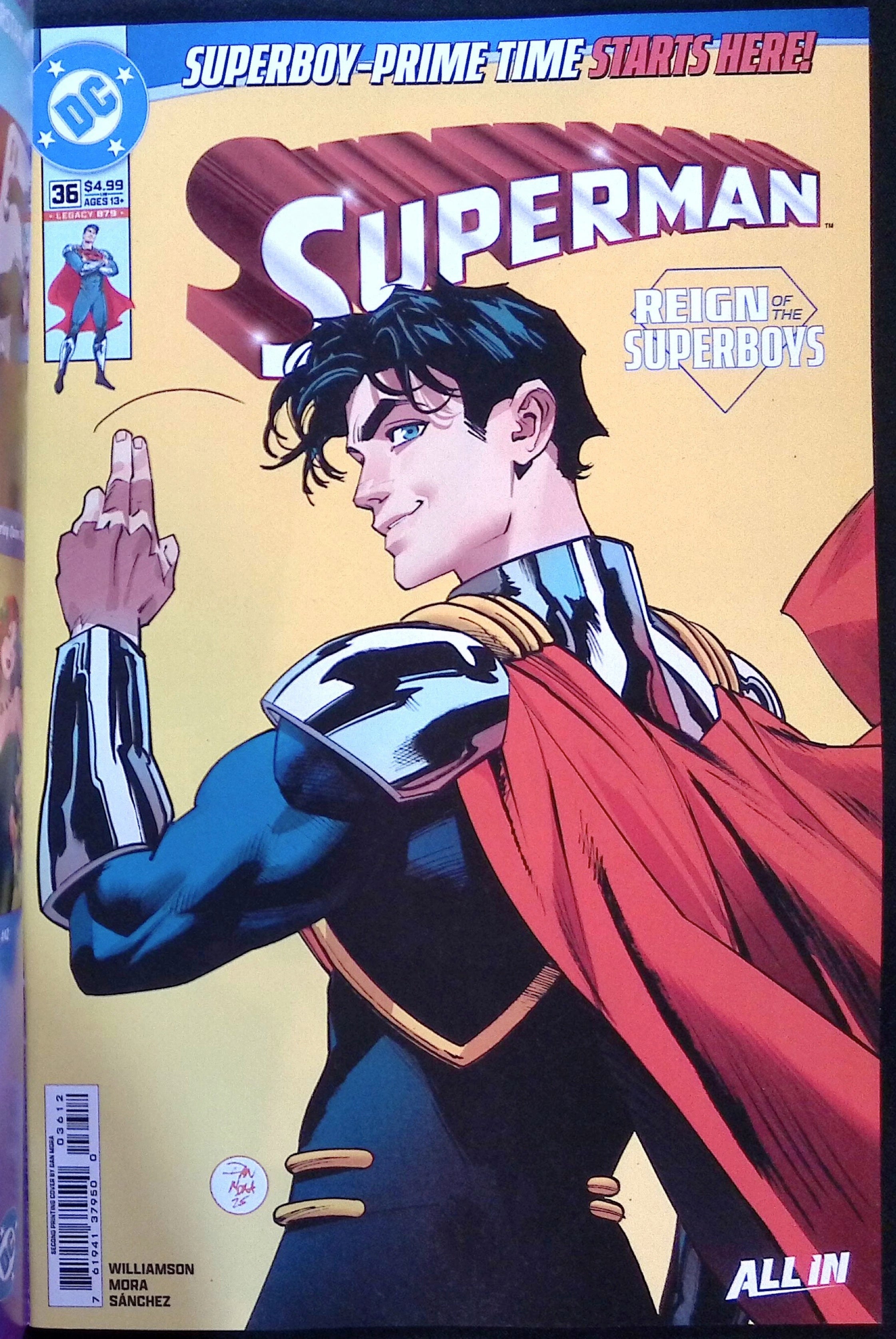 Superman # 36 Reis "Absolute Batman" Variant Second Printing 2026 BN