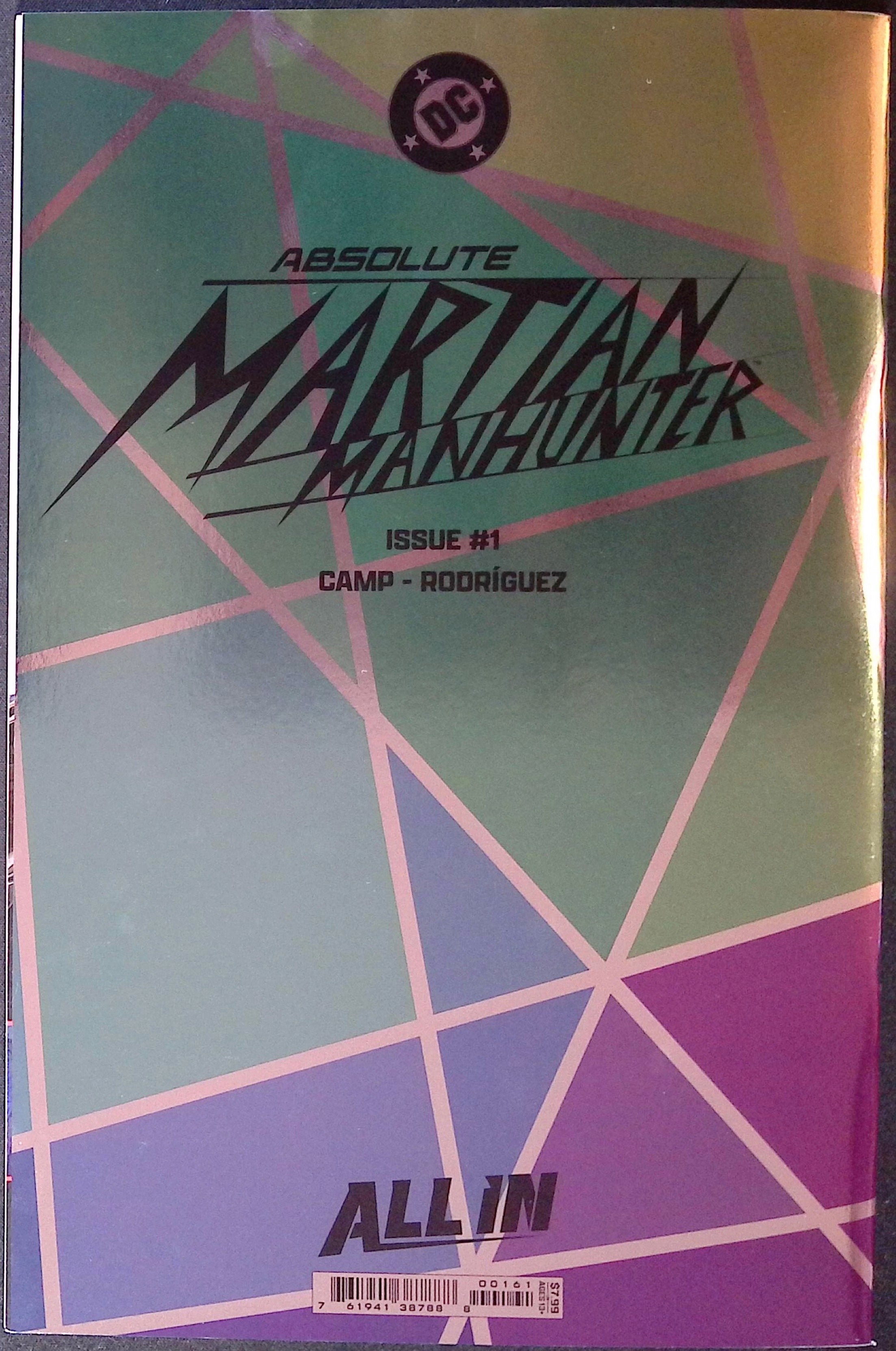 Absolute Martian Manhunter # 1 Foil Variant First Printing 2025 NM-