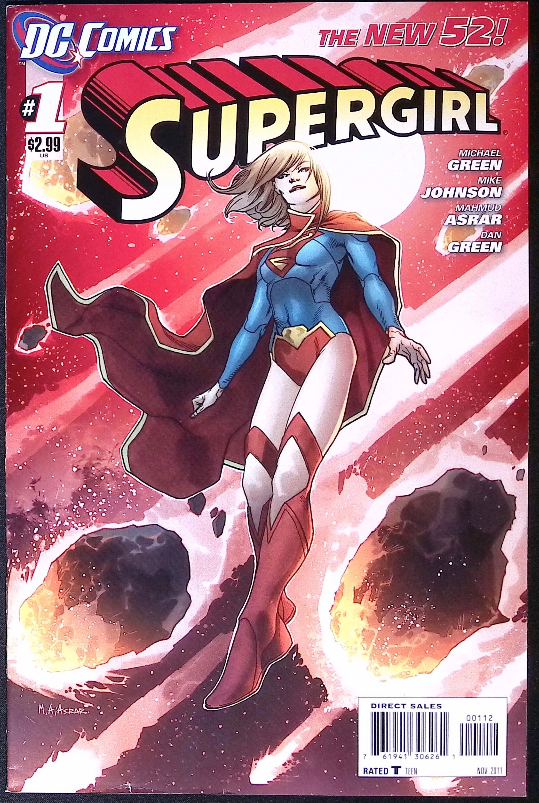 Supergirl # 1 Cover A Second Printing 2011 VF+