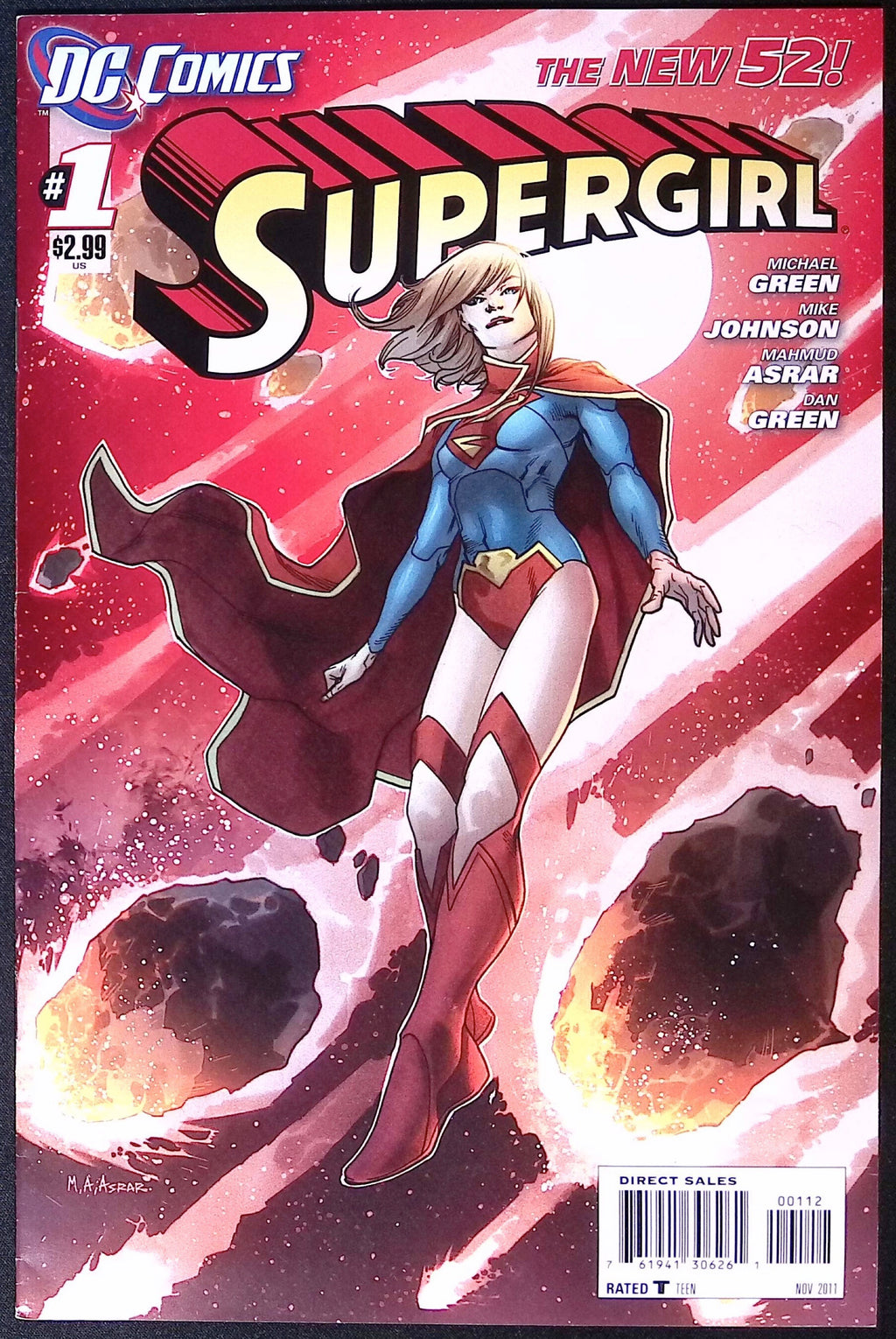Supergirl # 1 Cover A Second Printing 2011 VF+