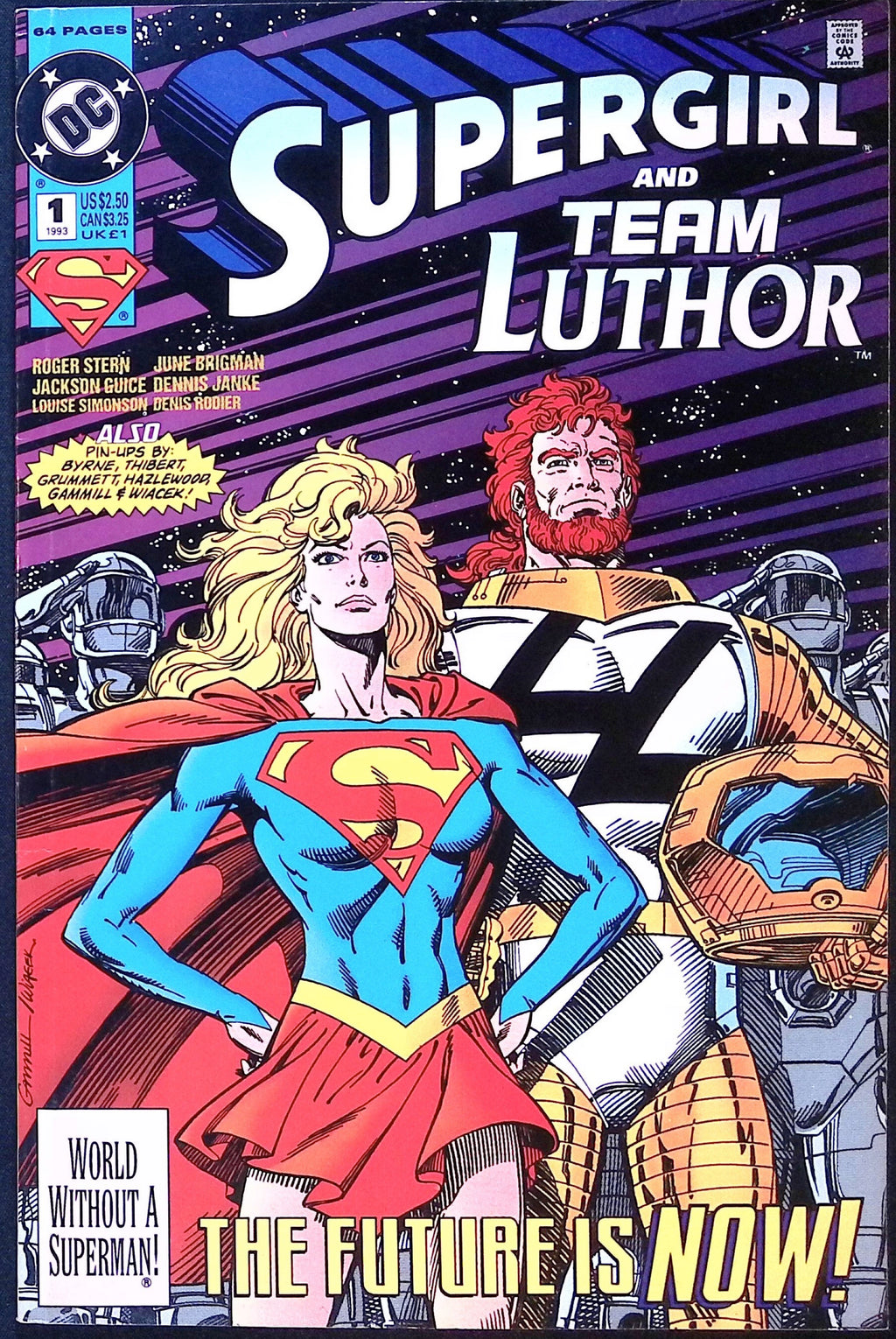 Supergirl and Team Luthor # 1 1993 VF+