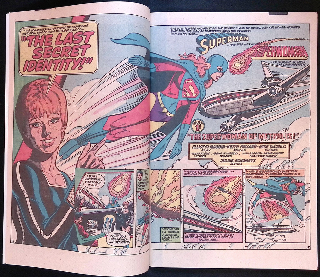 DC Comics Presents Annual # 2 First Appearance of Superwoman 1983 VF+
