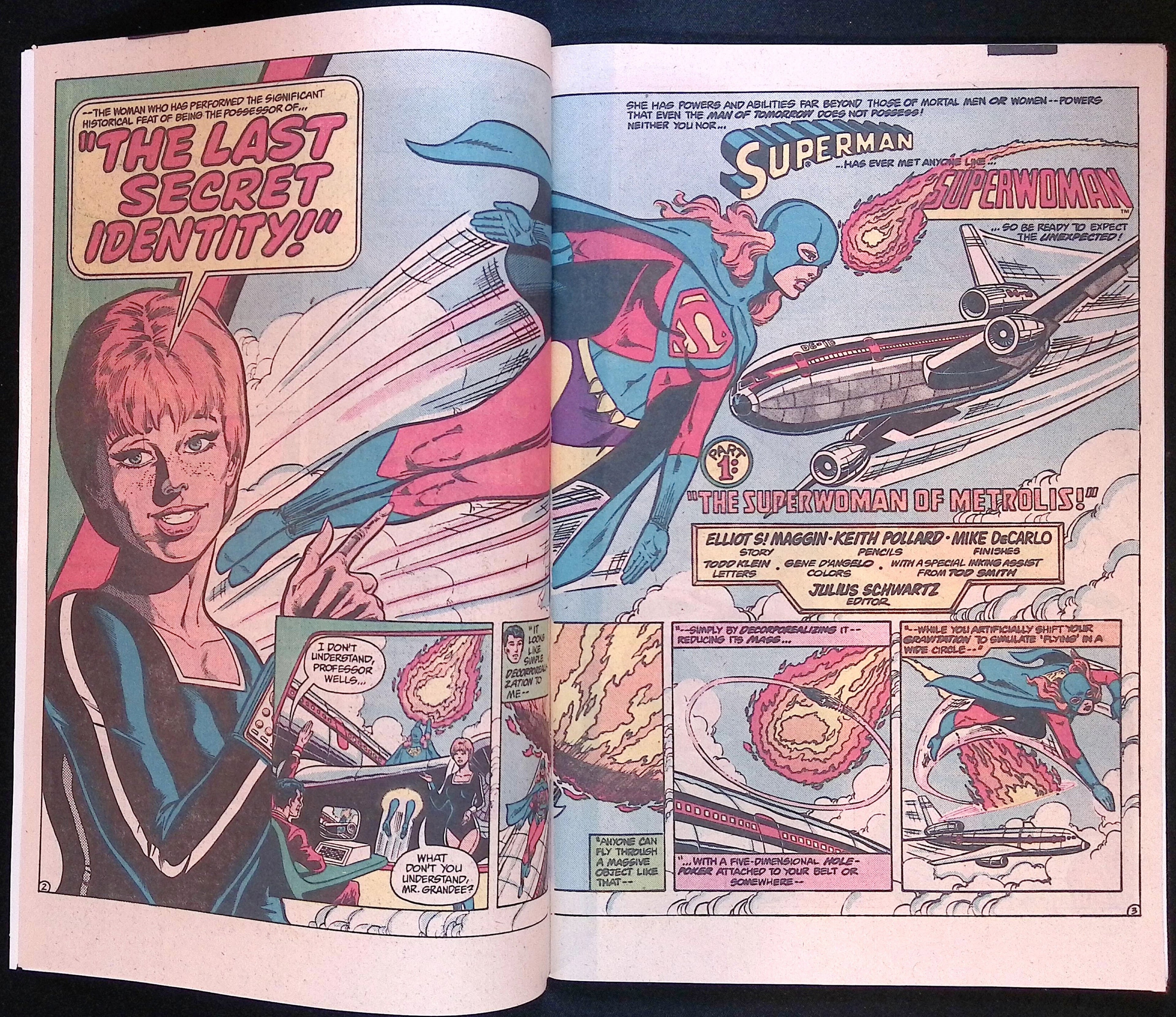 DC Comics Presents Annual # 2 First Appearance of Superwoman 1983 VF+