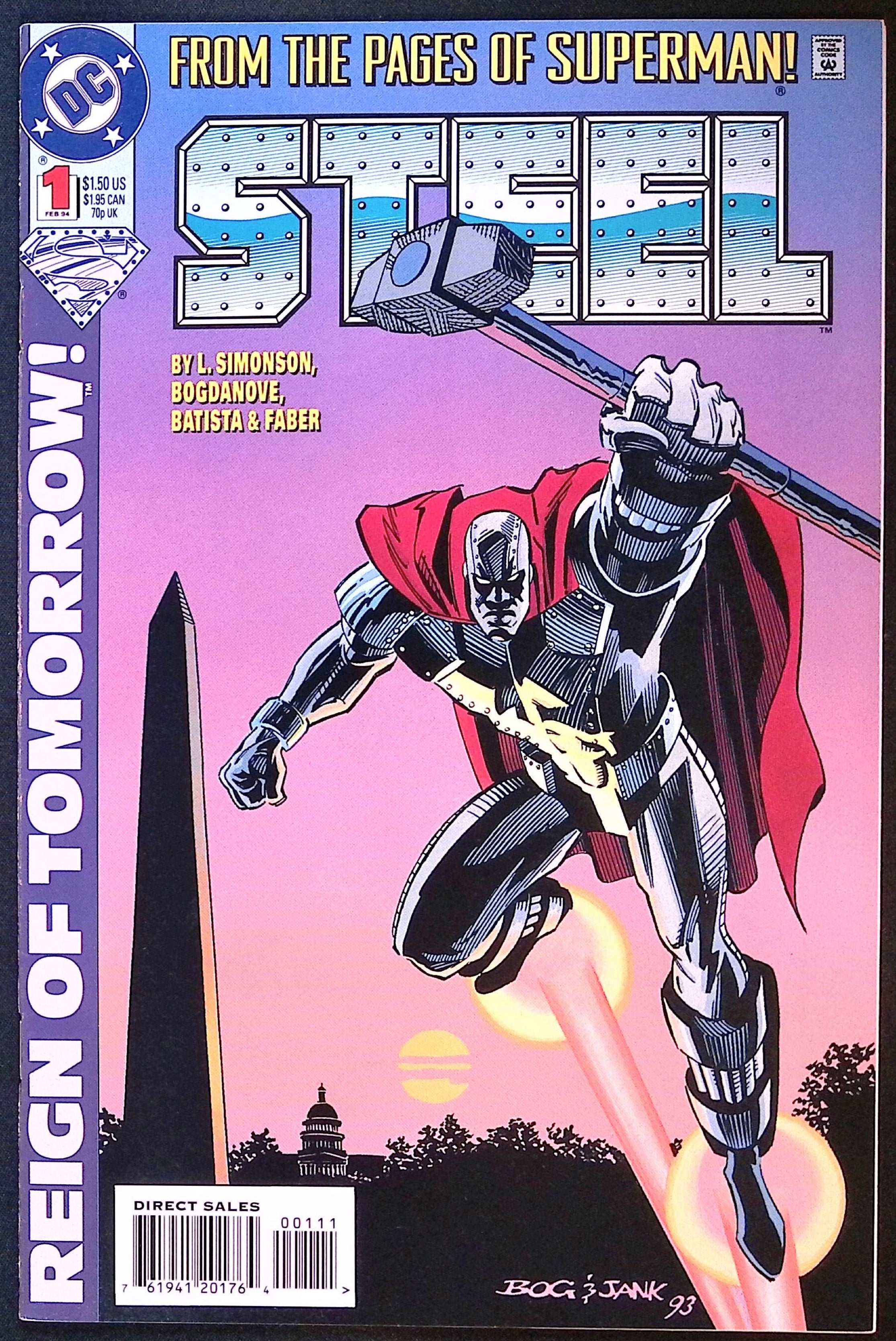 Steel # 1 First Appearance of Natasha Irons 1994 NM-