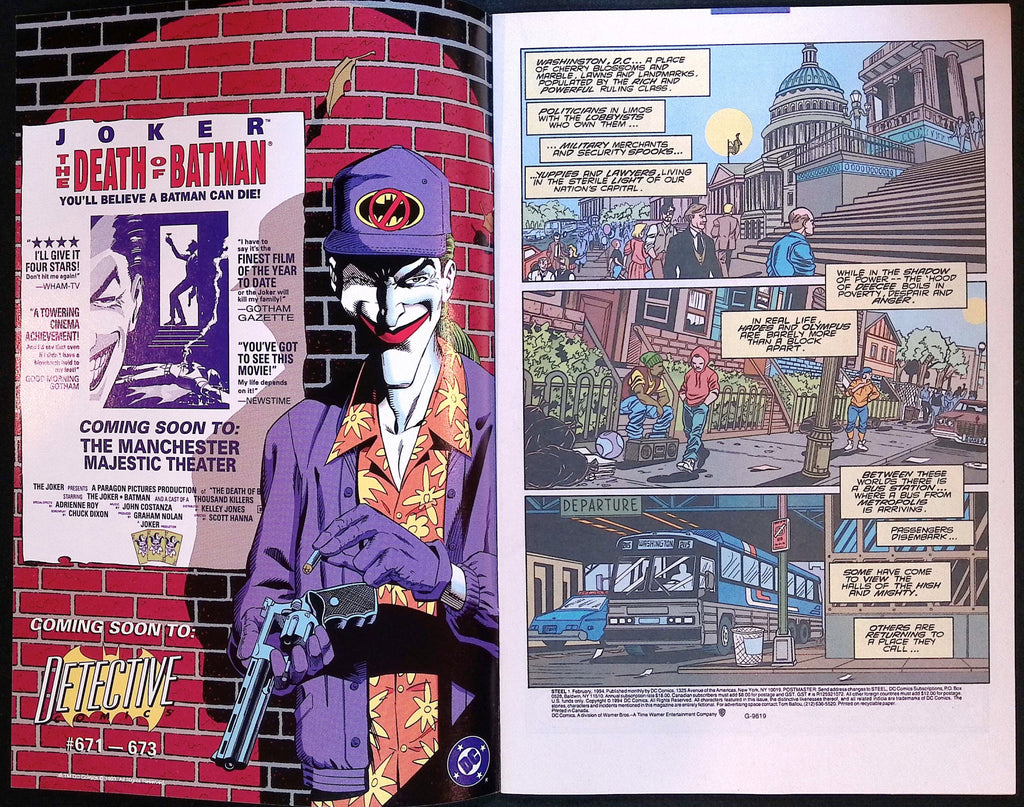 Steel # 1 First Appearance of Natasha Irons 1994 NM-