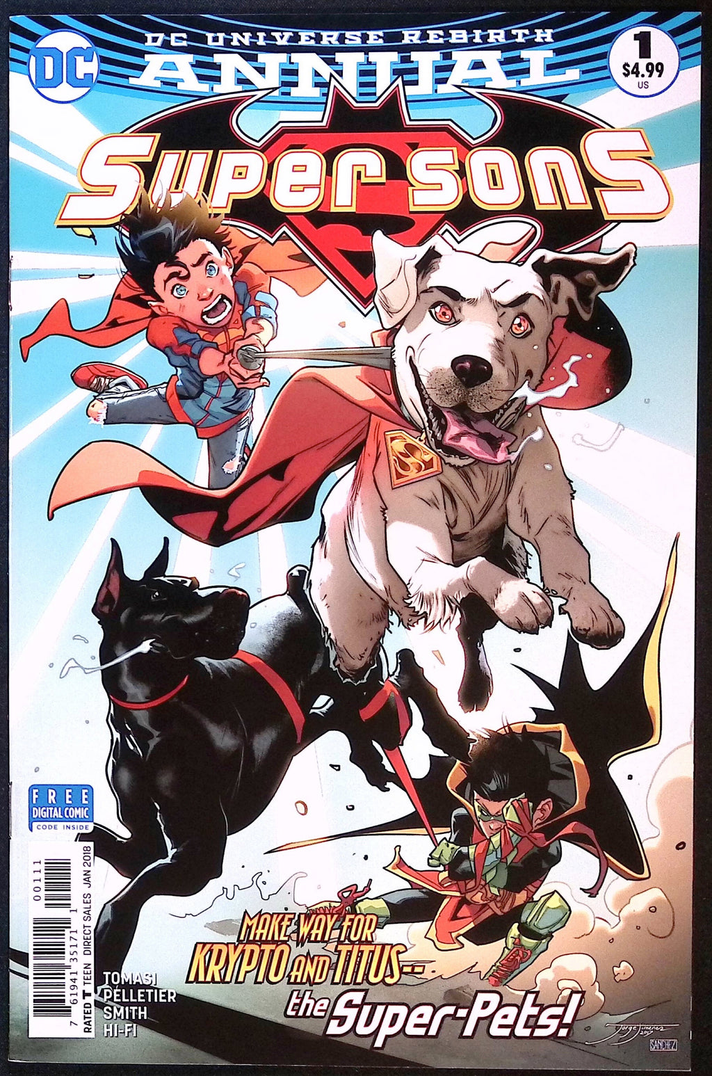 Super Sons Annual # 1 Cover A First Printing 2018 NM-