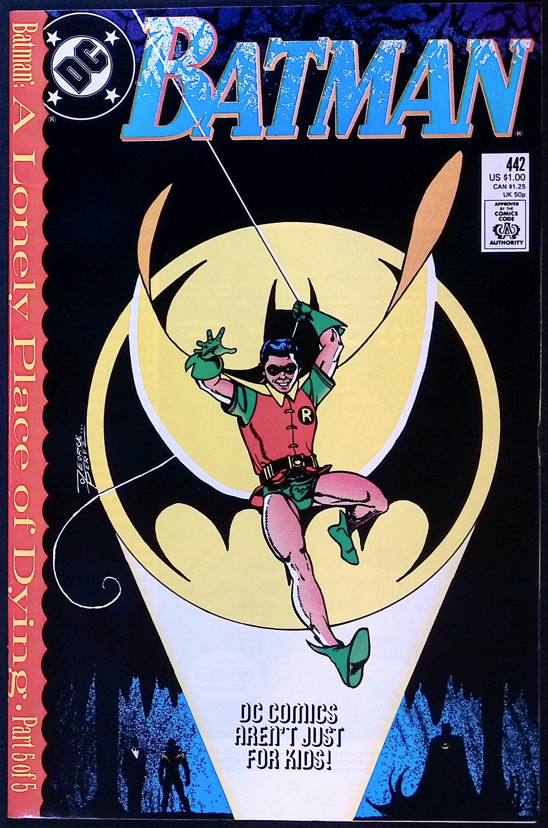 Batman # 442 Cover A First Printing 1989 NM-