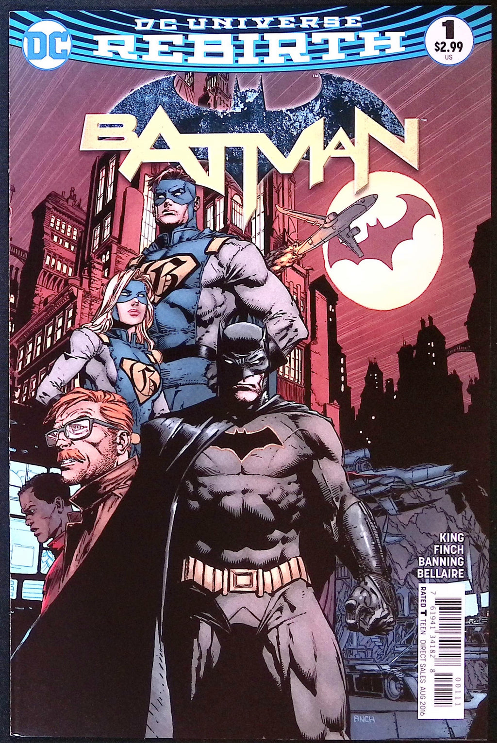 Batman # 1 First Appearances Gotham & Gotham Girl 2016 NM-