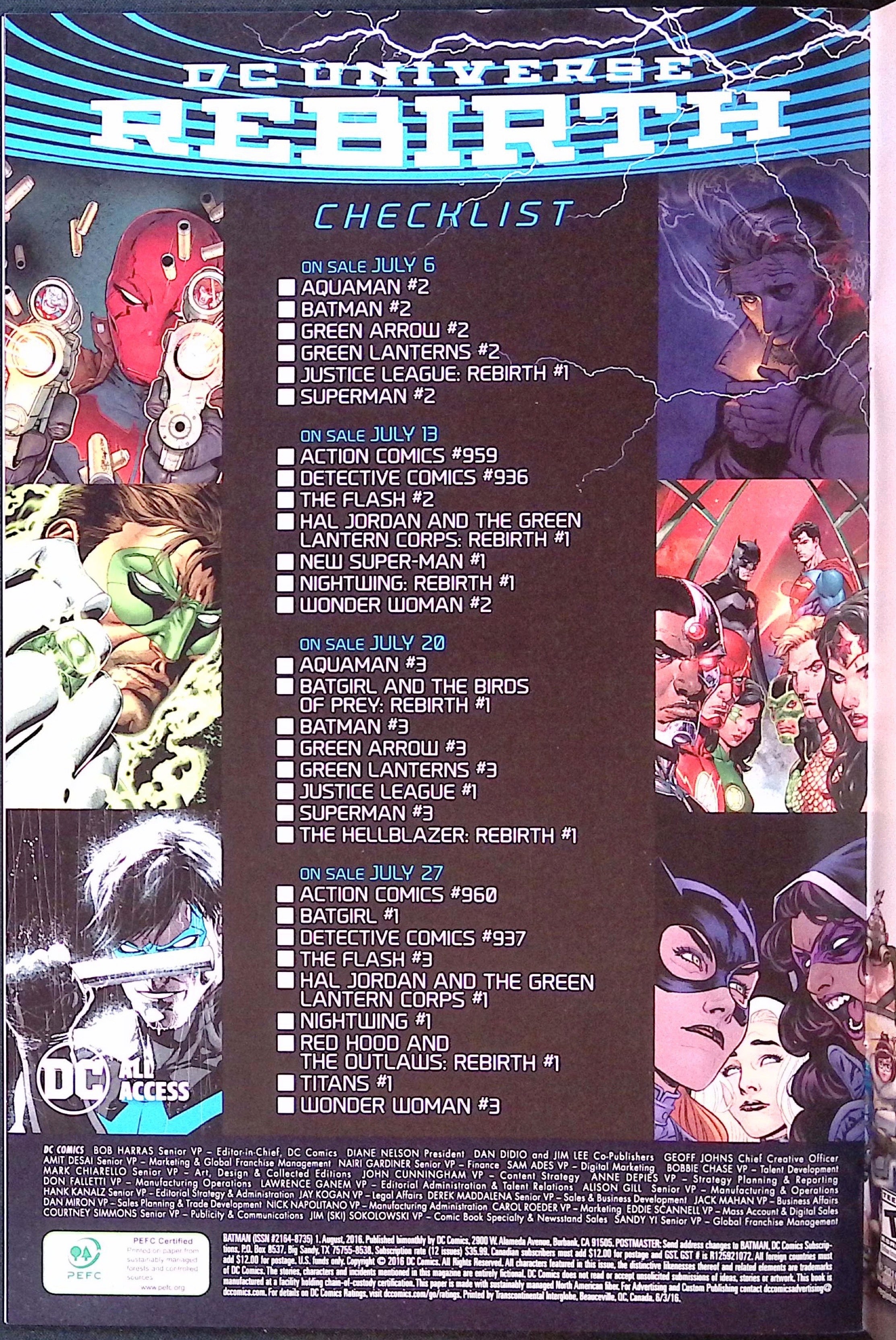 Batman # 1 First Appearances Gotham & Gotham Girl 2016 NM-