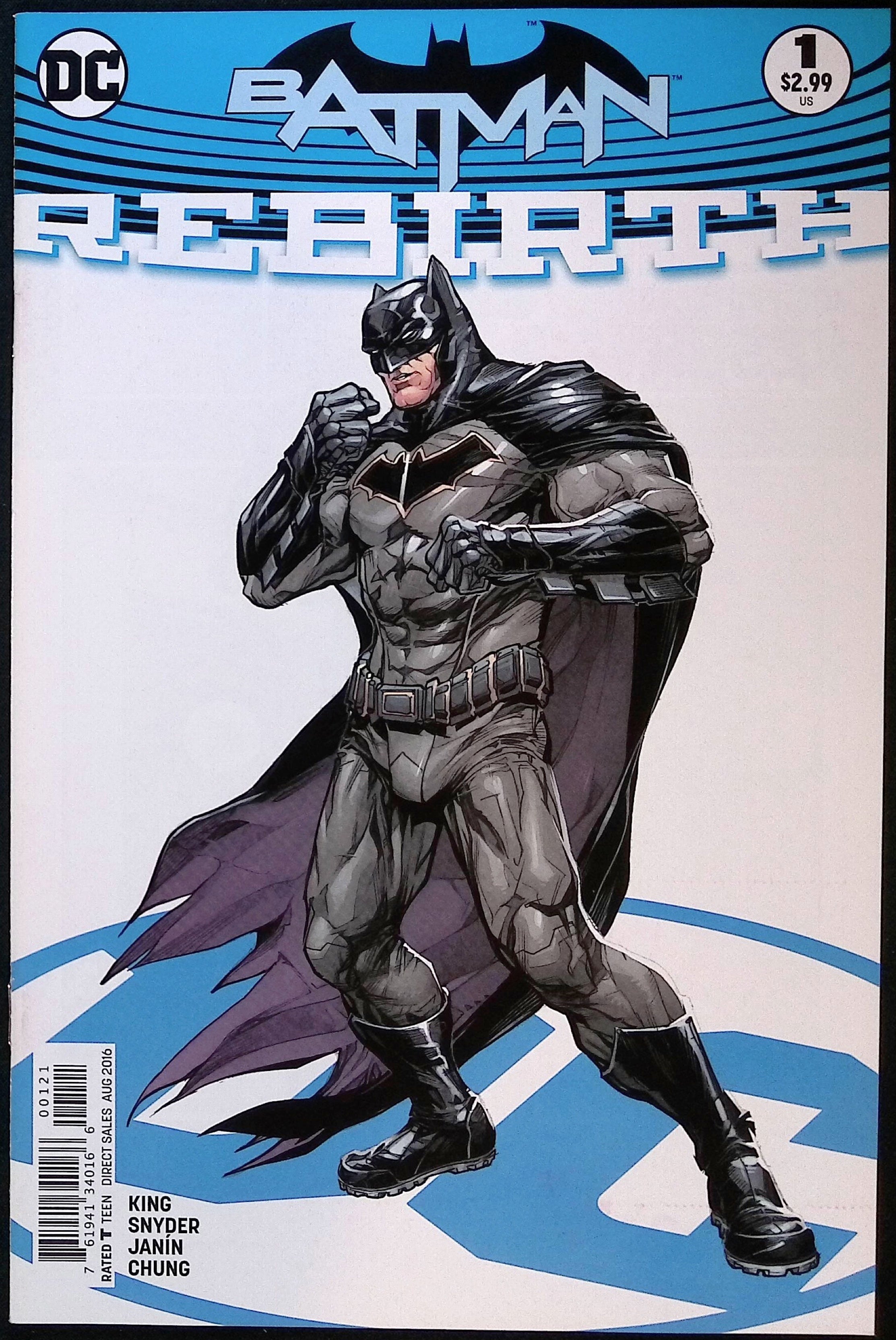 Batman: Rebirth # 1 2016 VF/NM