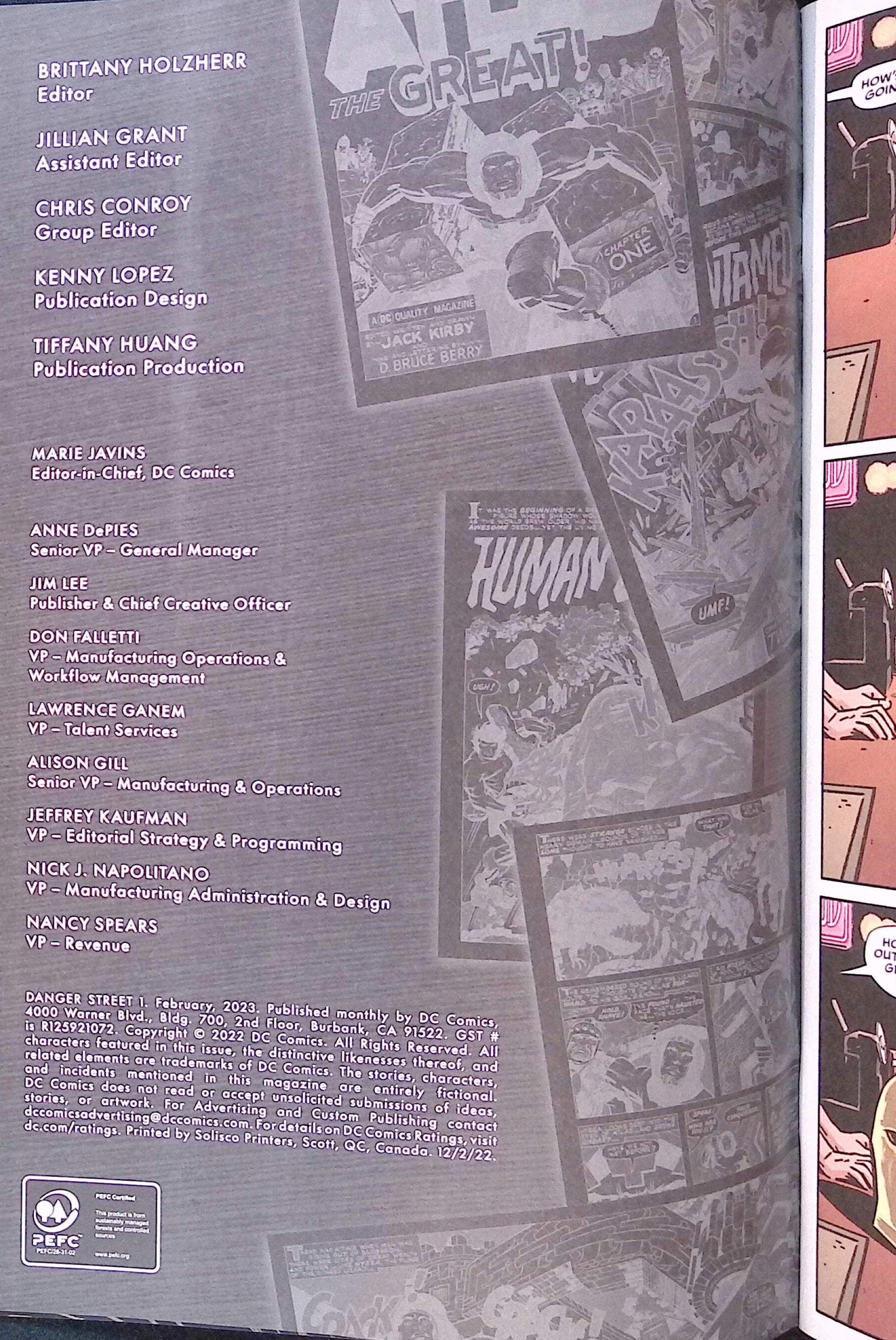 Danger Street # 1 2022 VF/NM