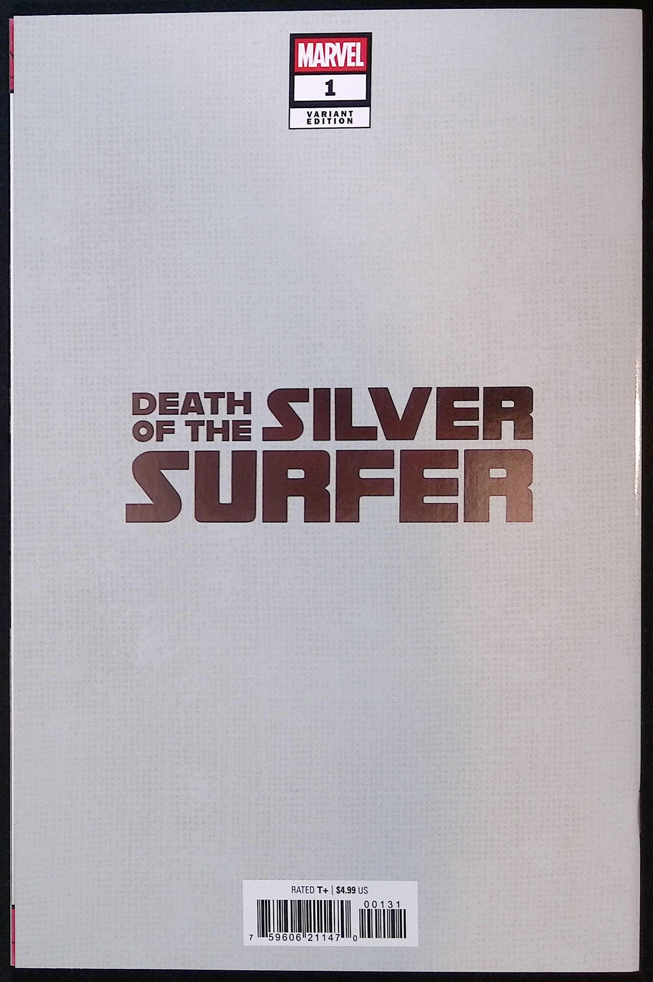 Death of the Silver Surfer # 1 Lim Foil Variant 2025 NM