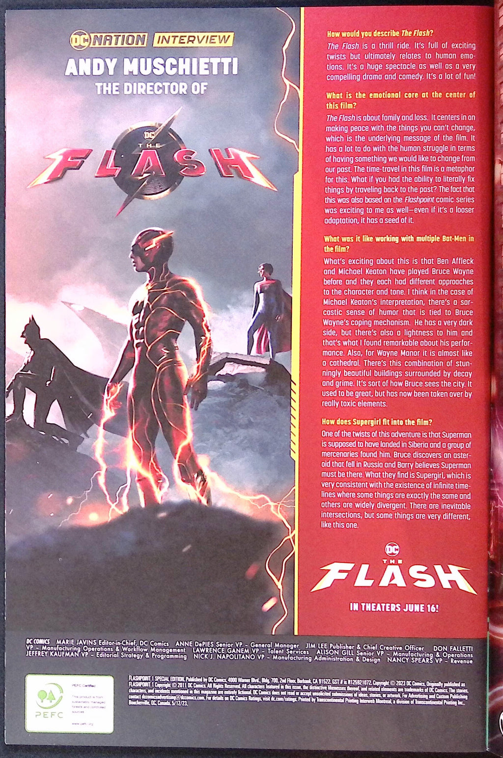 Flashpoint # 1 Special Edition Reprint 2023 NM-