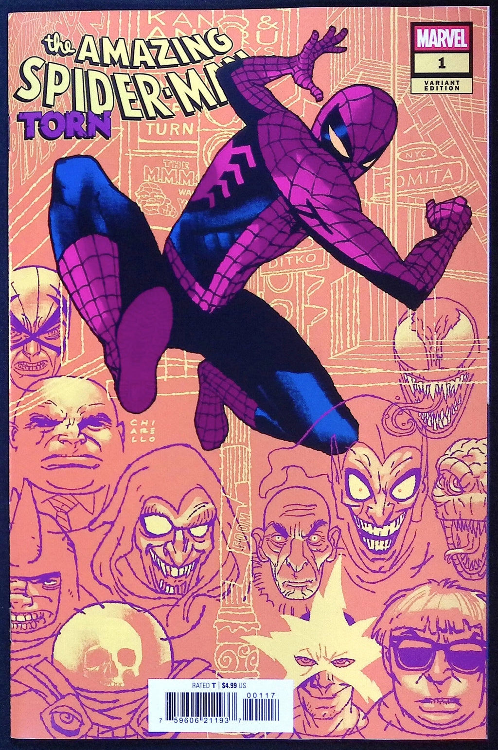 The Amazing Spider-Man: Torn # 1 1:25 Chiarello Incentive Variant 2025 NM-