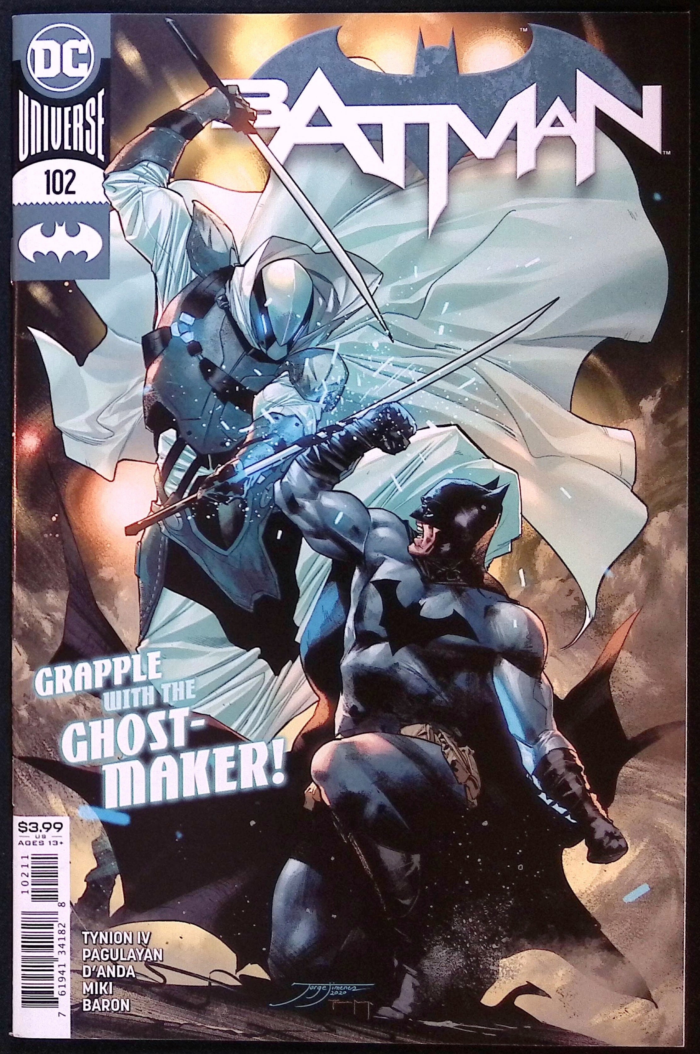 Batman # 102 Cover A First Appearance of Ghost-Maker First Printing 2020 NM-