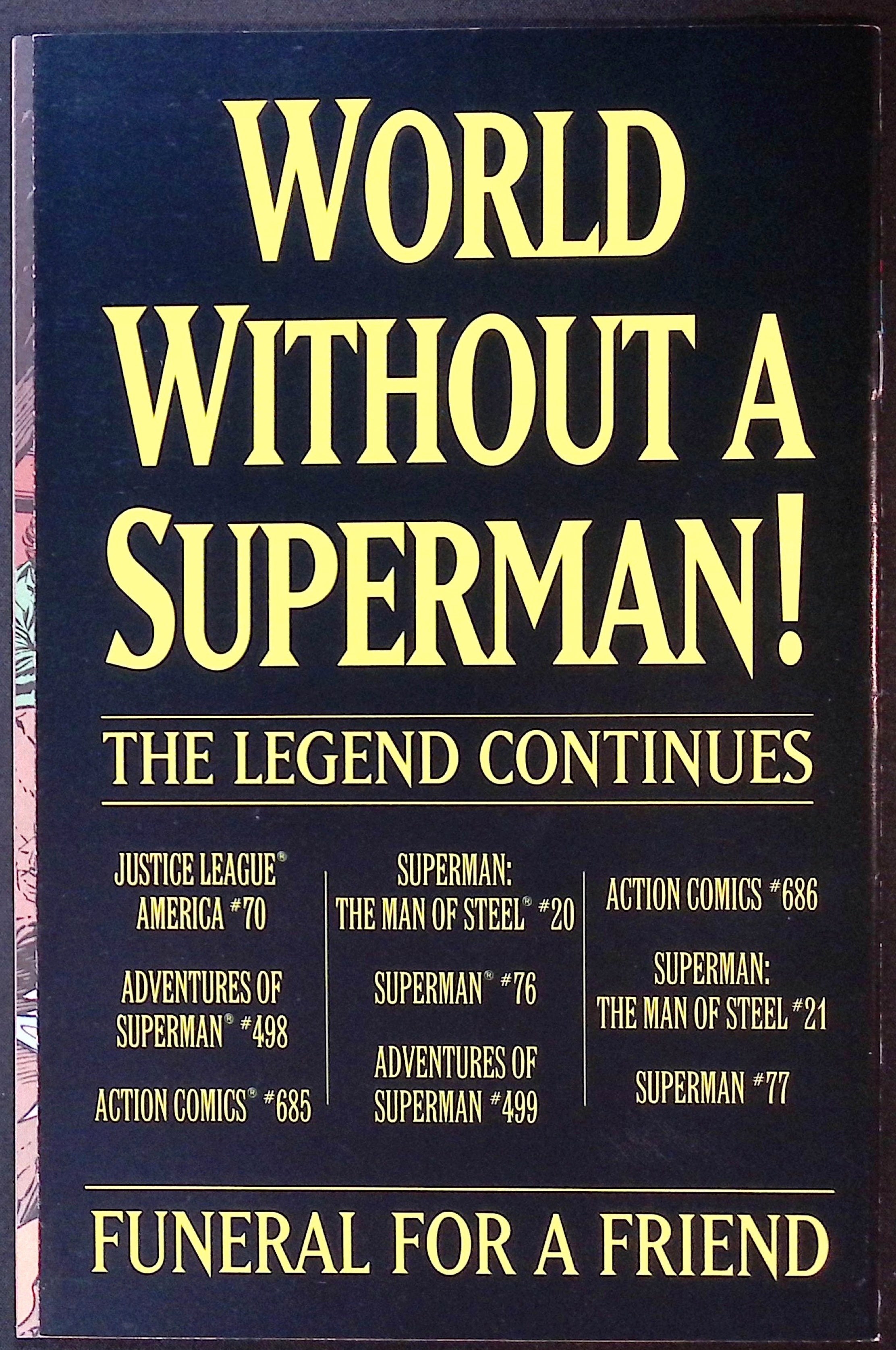 Superman # 75 Cover A Fourth Printing 1993 VF+