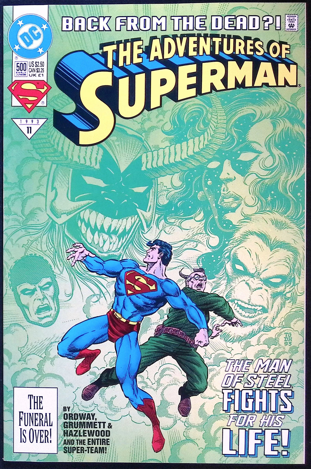 Adventures of Superman # 500 Cover A First Printing 1993 VF/NM