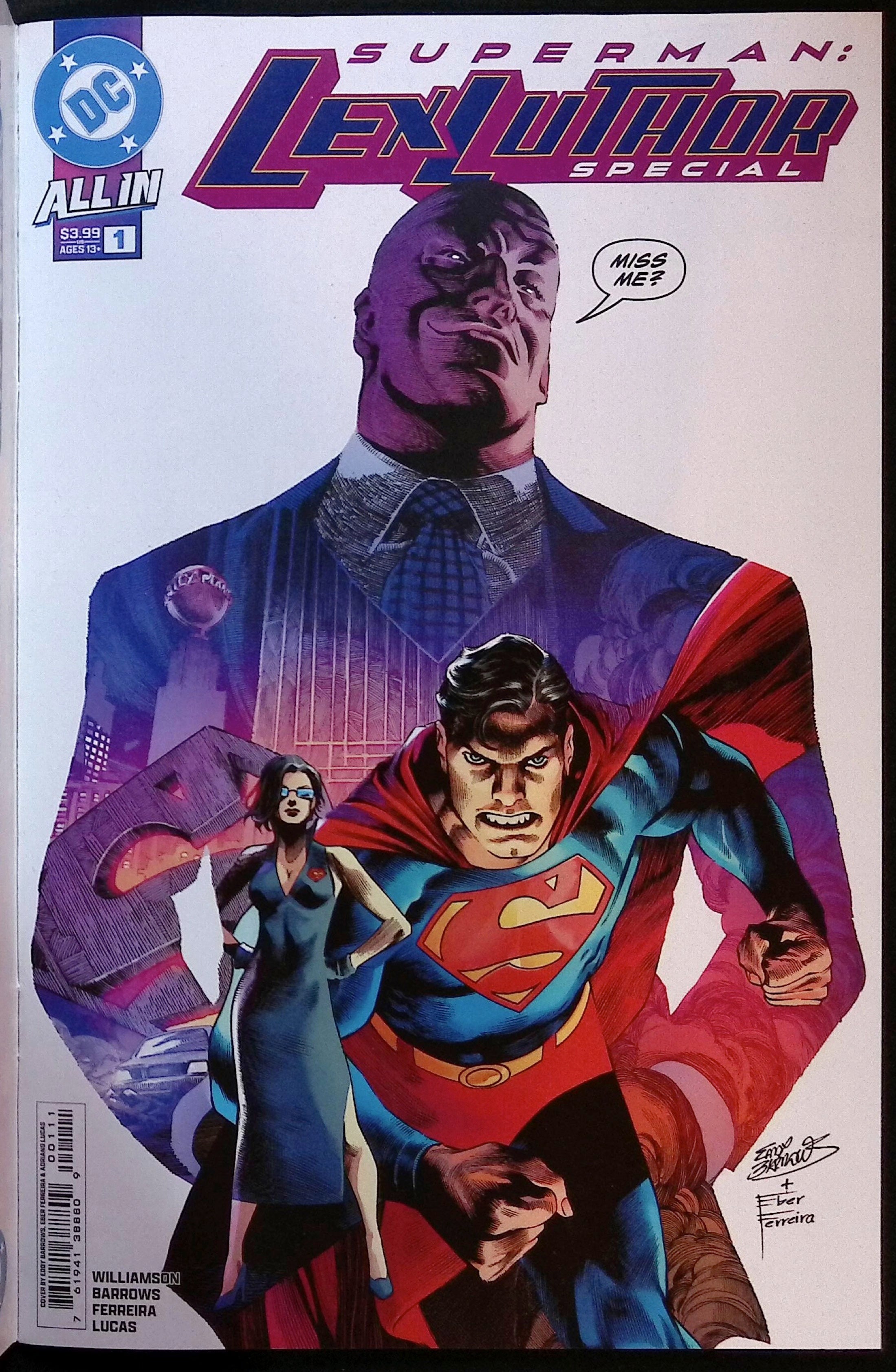 Superman: Lex Luthor Special # 1 Foil Variant 2025 NM-