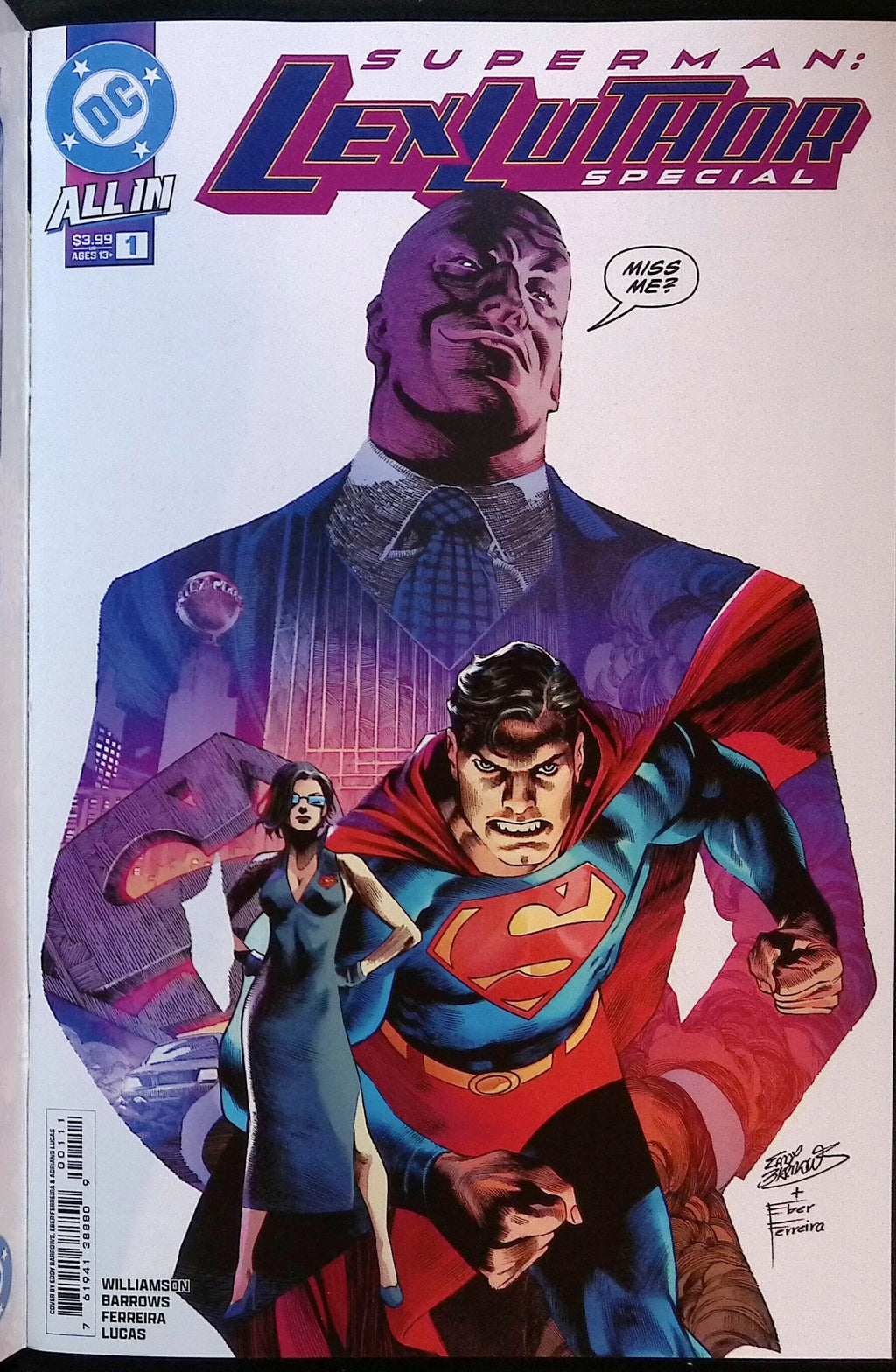 Superman: Lex Luthor Special # 1 Foil Variant 2025 NM