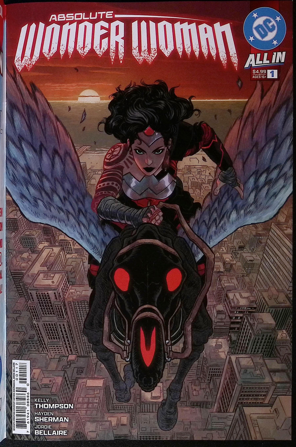 Absolute Wonder Woman # 1 Jae Lee Variant Seventh Printing BN