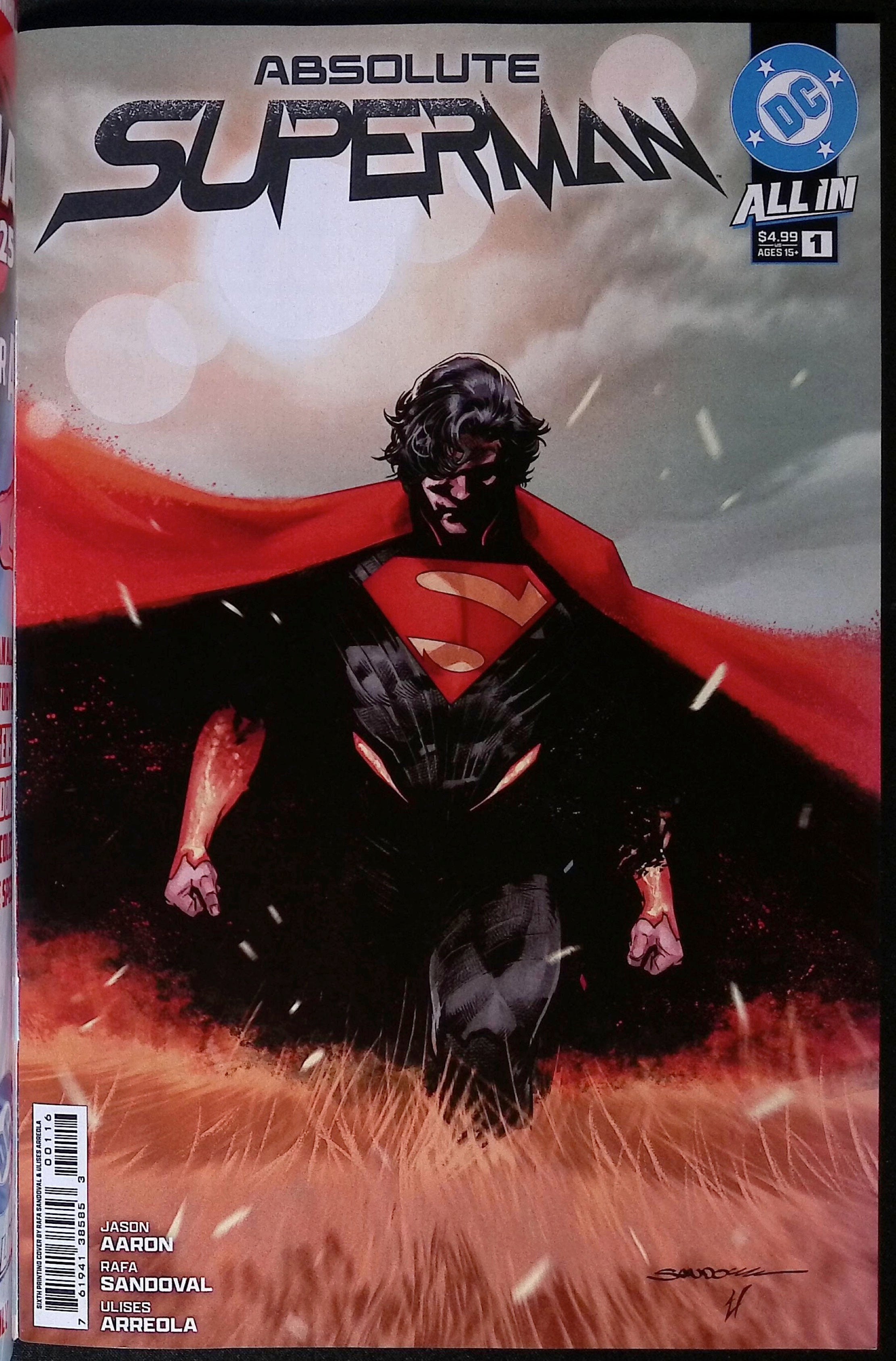Absolute Superman # 1 Jae Lee Variant Sixth Printing 2026 BN