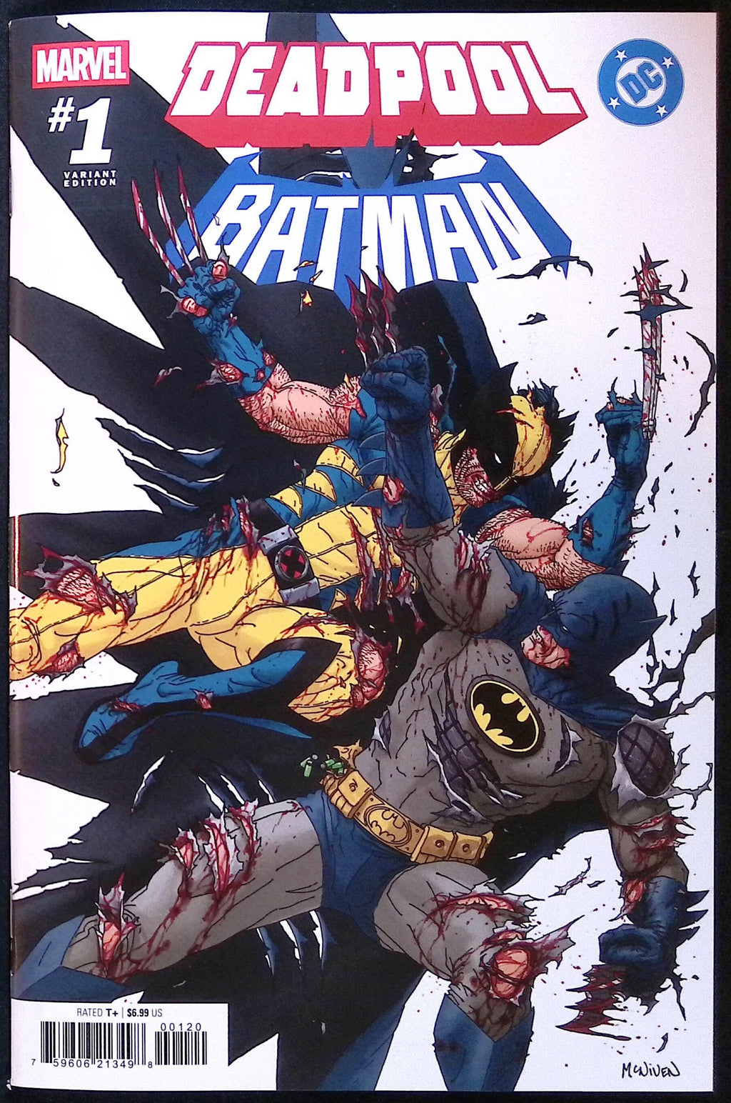 Deadpool/Batman # 1 1:25 McNiven Variant 2025 BN