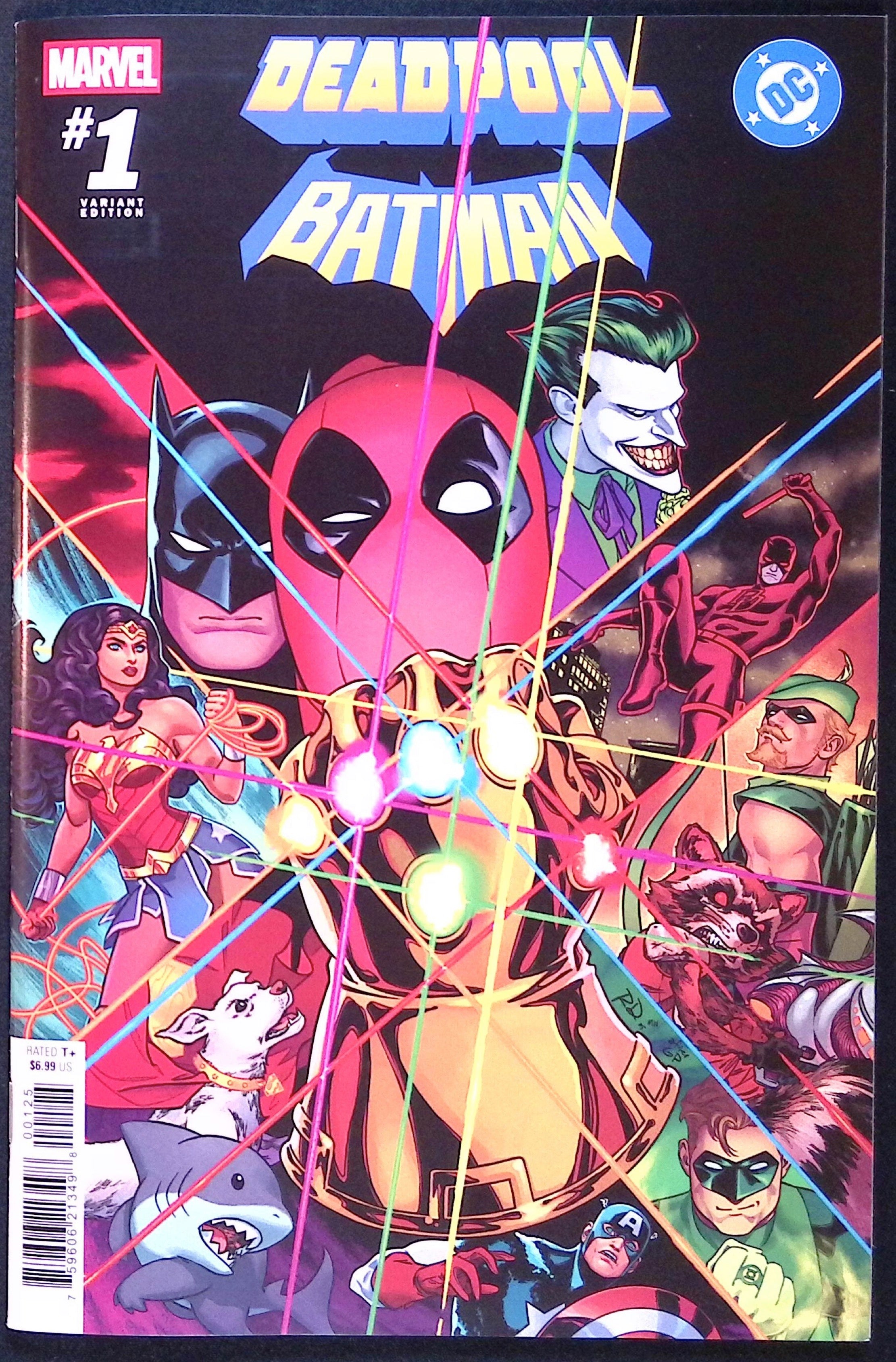 Deadpool/Batman # 1 Dauterman Infinity Gauntlet Homage BN