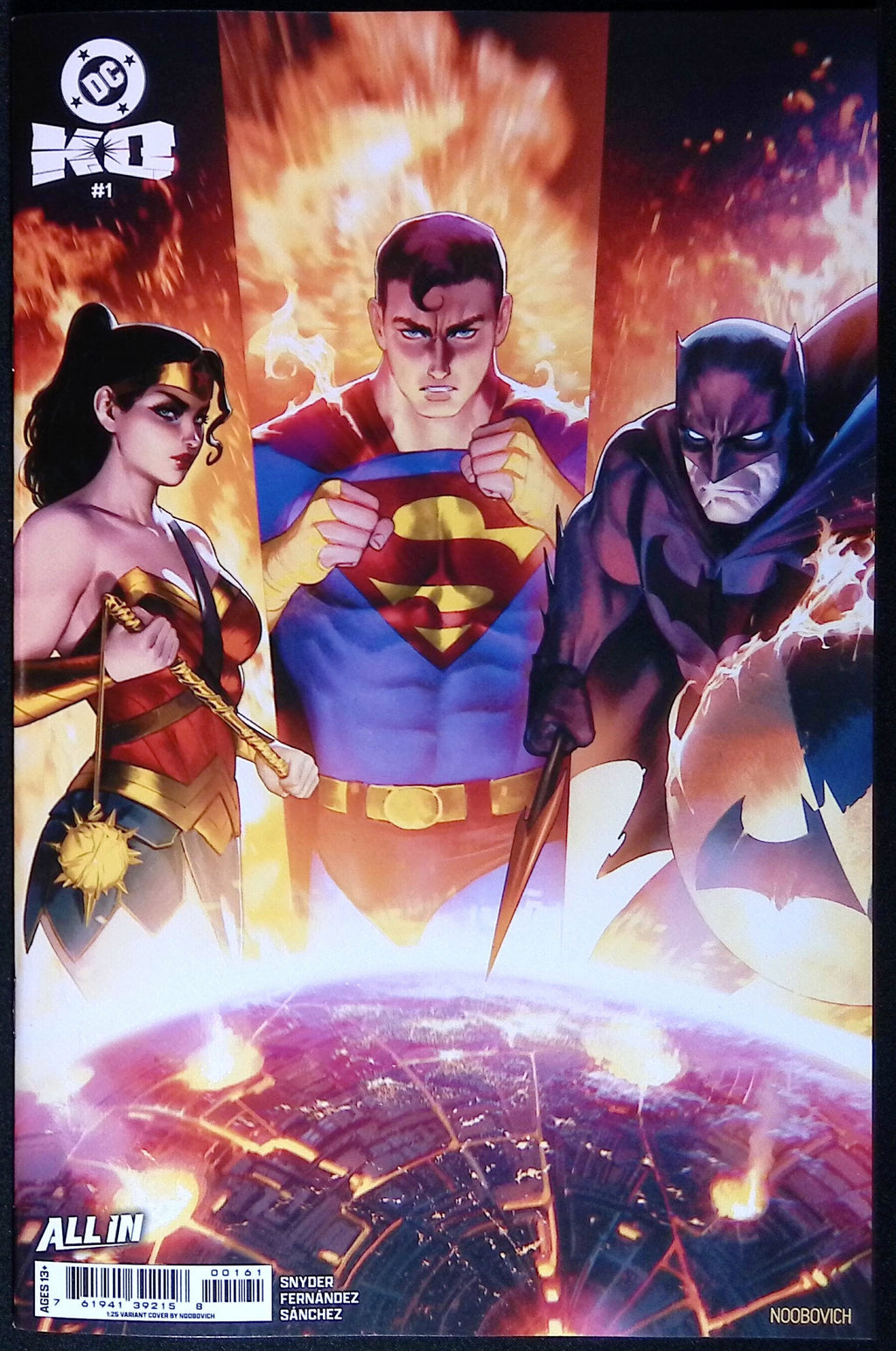 DC KO # 1 1:25 Incentive Variant Noobovich First Printing 2025 BN