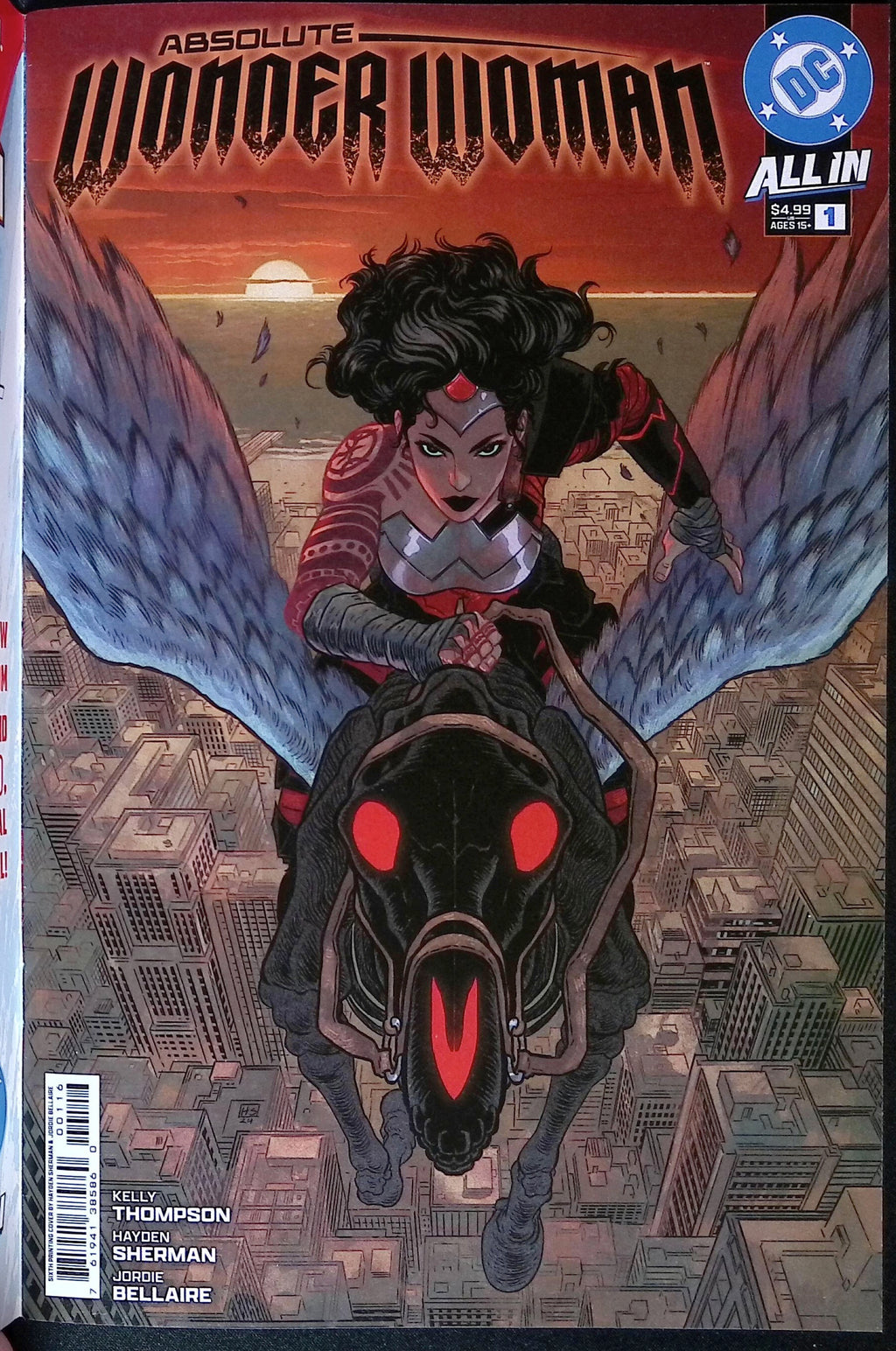 Absolute Wonder Woman # 1 Mark Spears Connecting Foil Variant Sixth Printing BN 2025