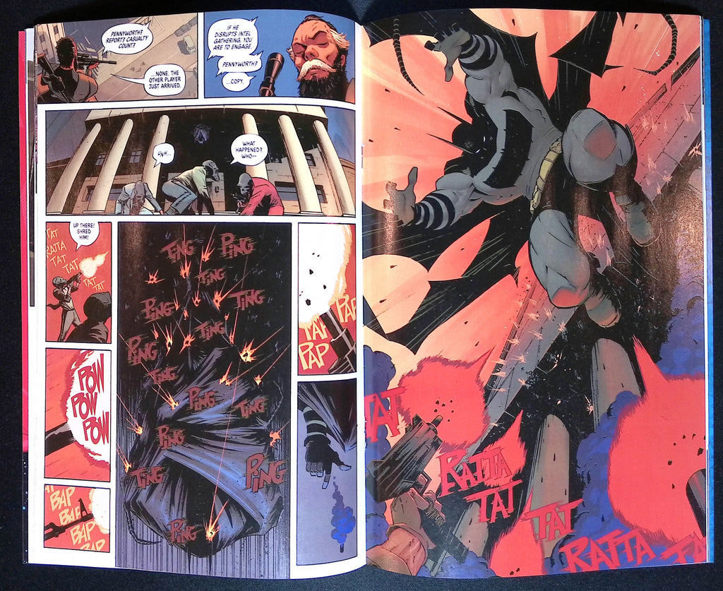 Absolute Batman # 1 Mark Spears Connecting Foil Variant Seventh Printing 2025 BN