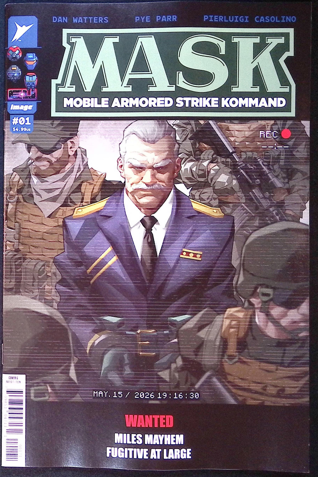M.A.S.K. # 1 Cover G 1:25 Incentive Kael Ngu Variant First Printing 2026 BN