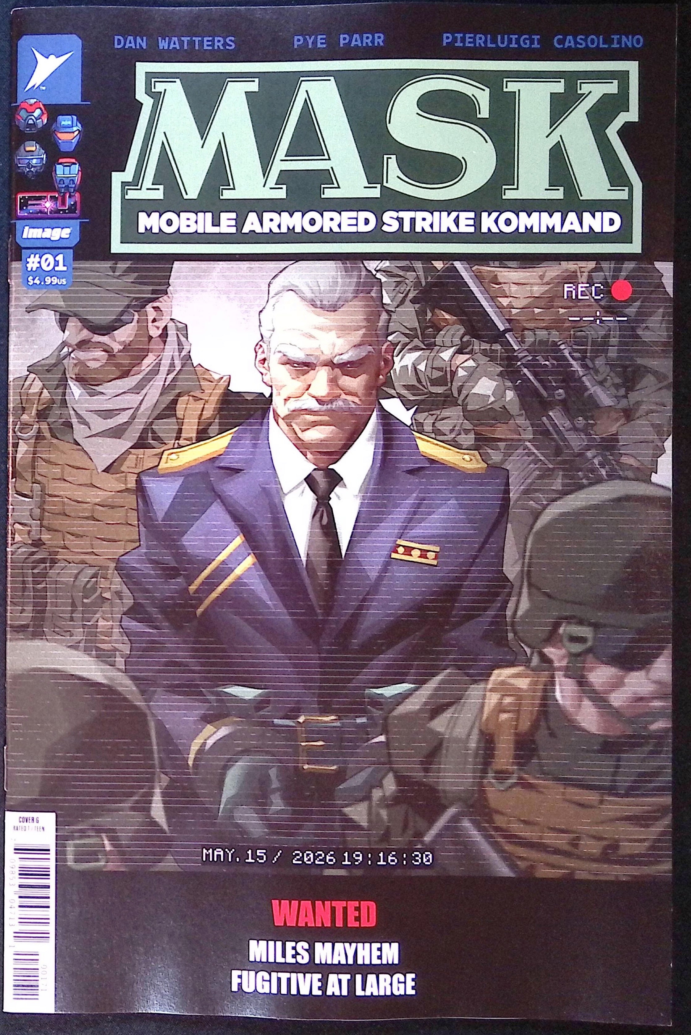 M.A.S.K. # 1 Cover G 1:25 Incentive Kael Ngu Variant First Printing 2026 BN