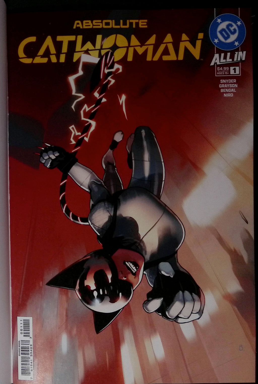 Absolute Catwoman # 1 Cover G Blank Variant First Printing 2026 BN