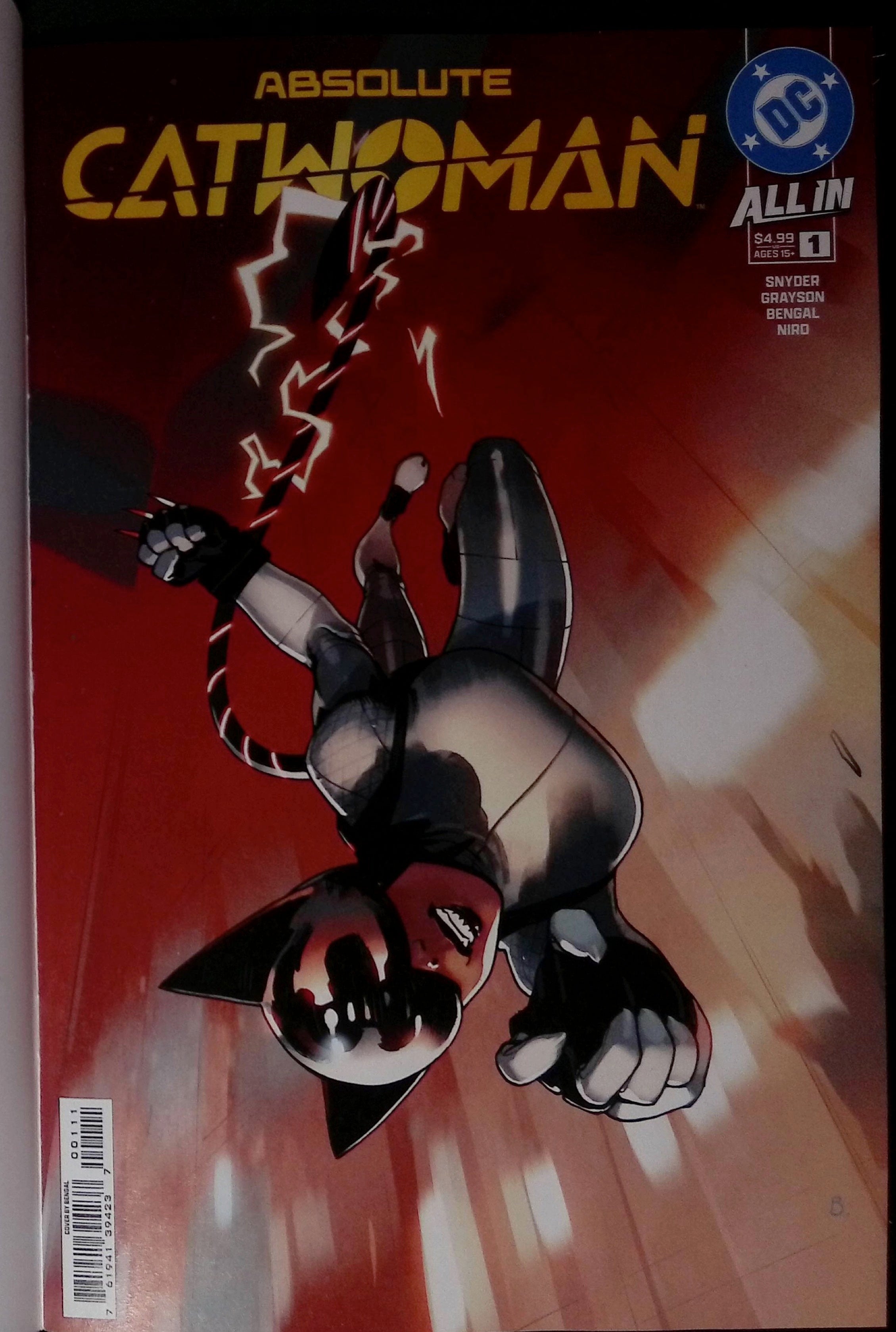 Absolute Catwoman # 1 Cover G Blank Variant First Printing 2026 BN
