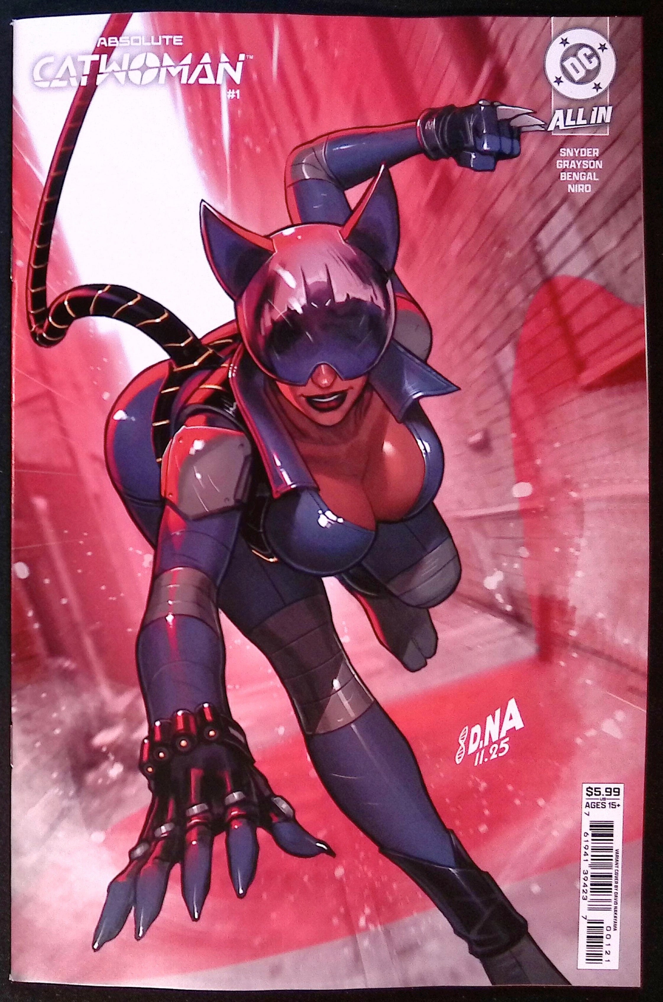 Absolute Catwoman # 1 Cover B David Nakayama Variant First Printing 2026 BN
